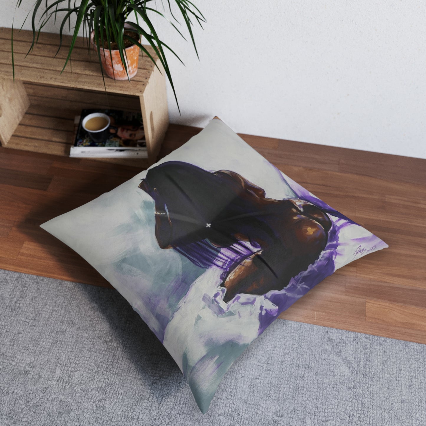 Tufted Floor Pillow, Square