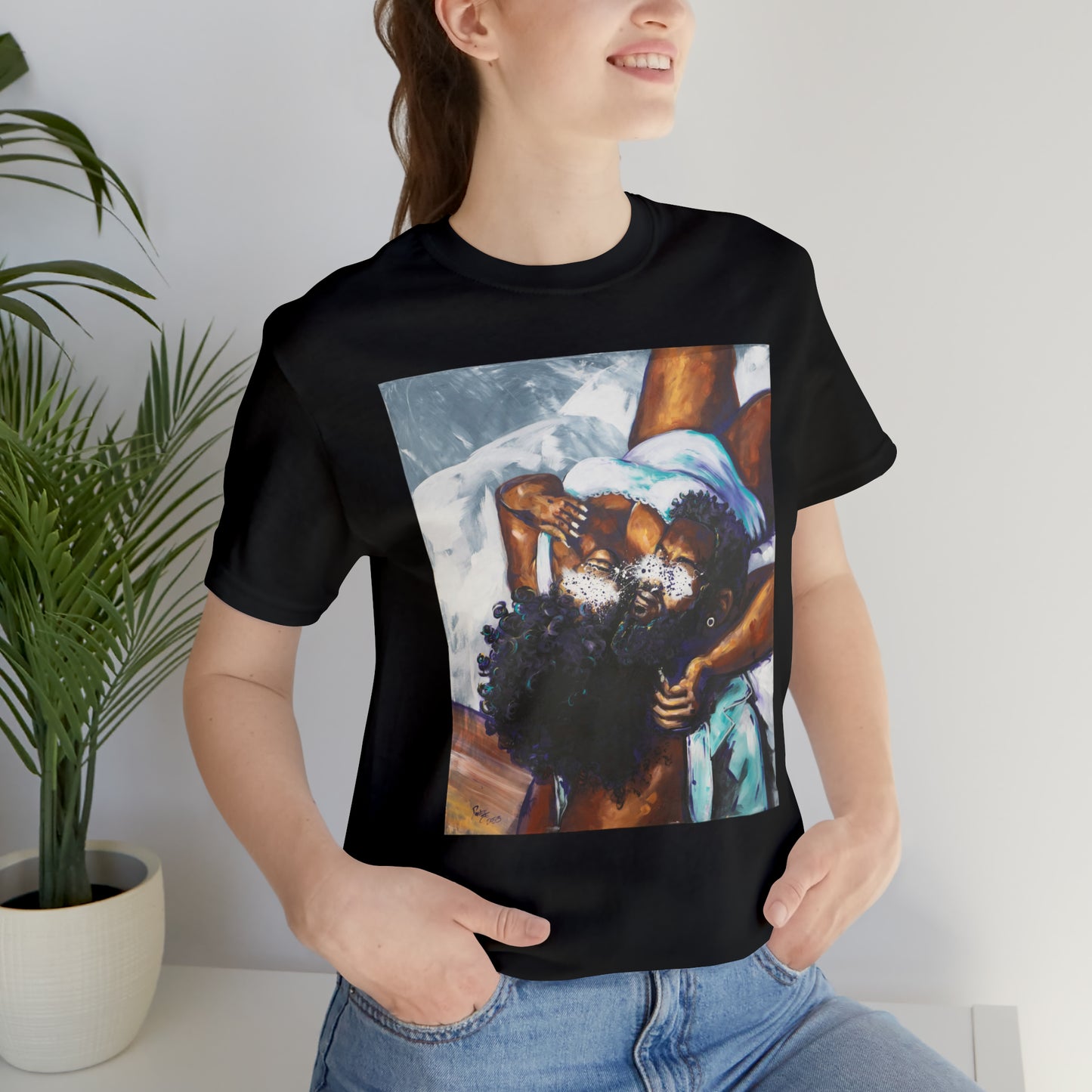 Naturally Black Love XII Unisex Jersey Short Sleeve Tee