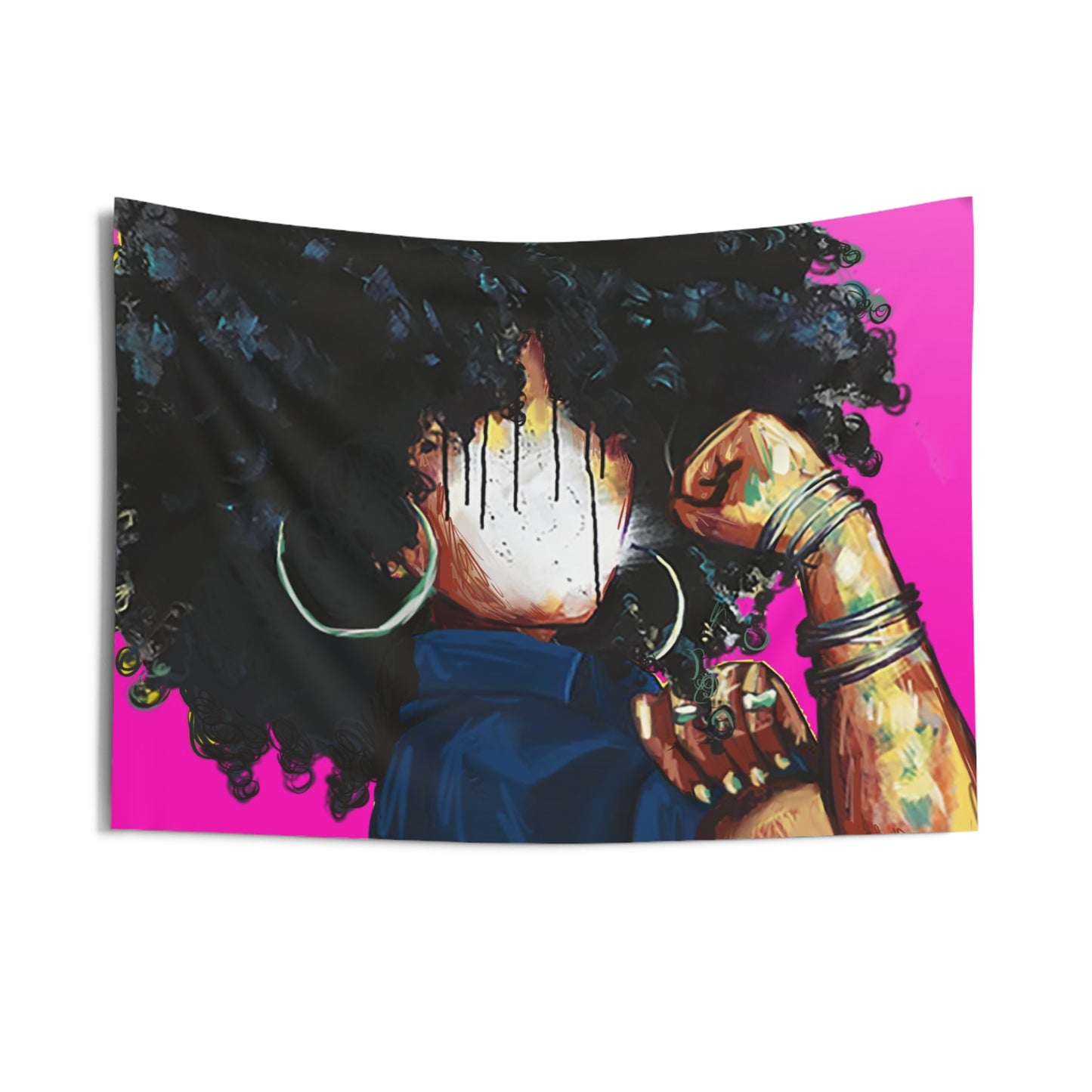 Naturally the Riveter PINK Indoor Wall Tapestries