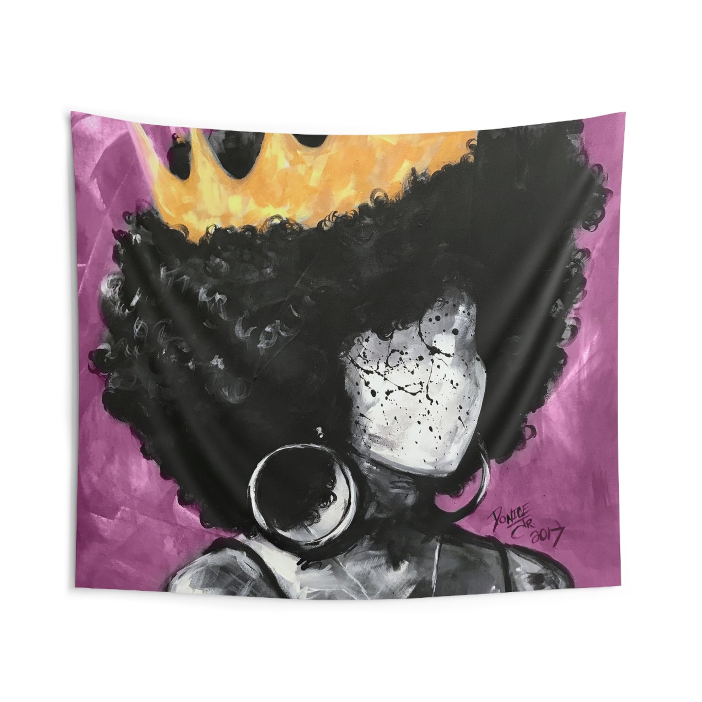 Naturally II Queen PINK Indoor Wall Tapestries