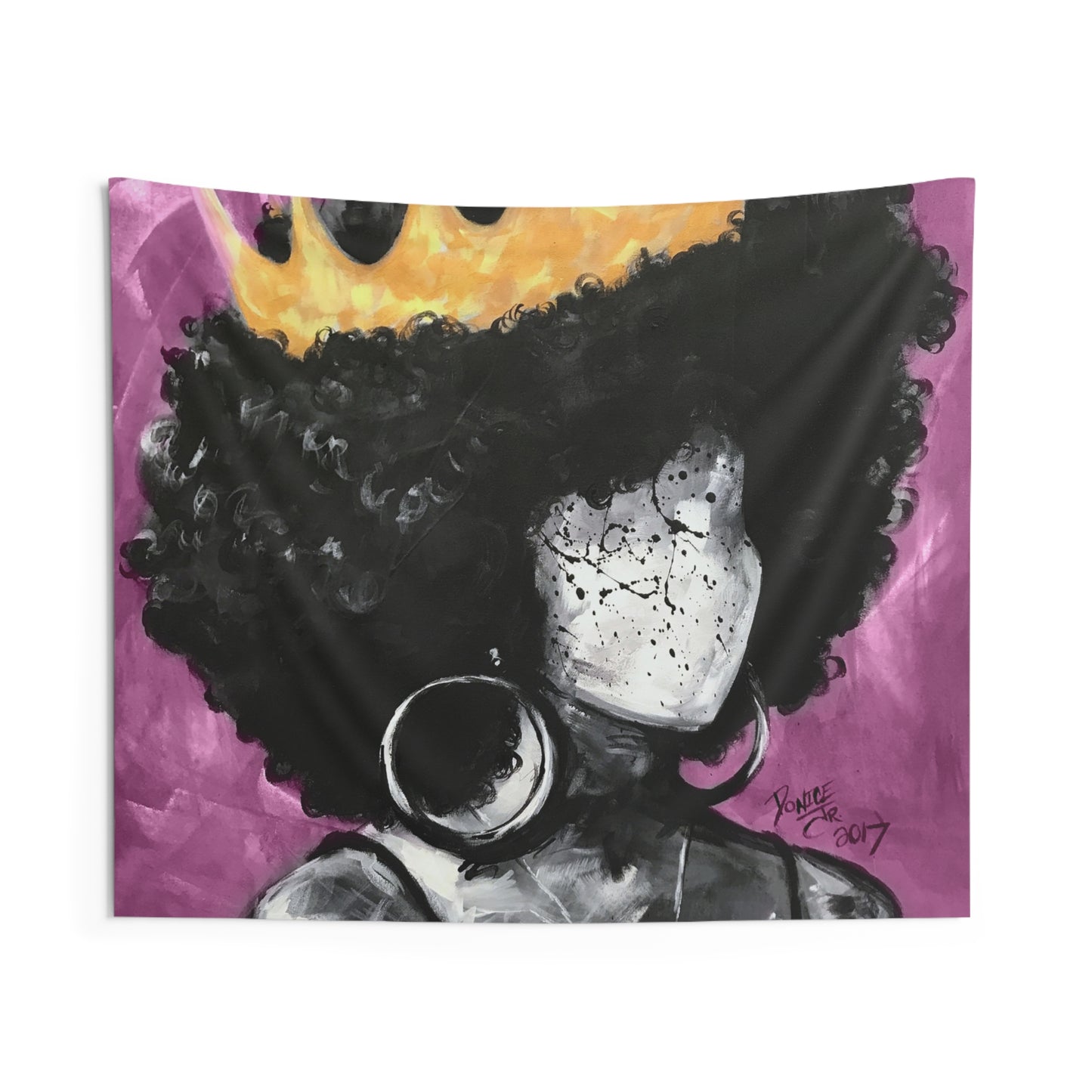Naturally II Queen PINK Indoor Wall Tapestries