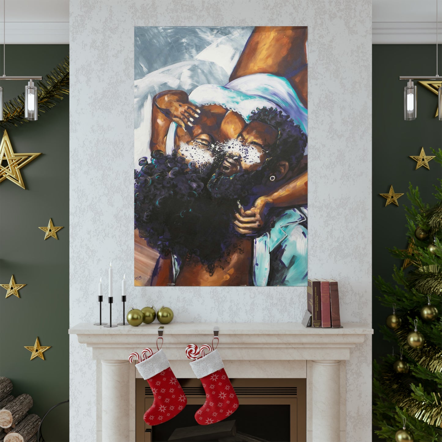 Naturally Black Love XII Matte Vertical Posters