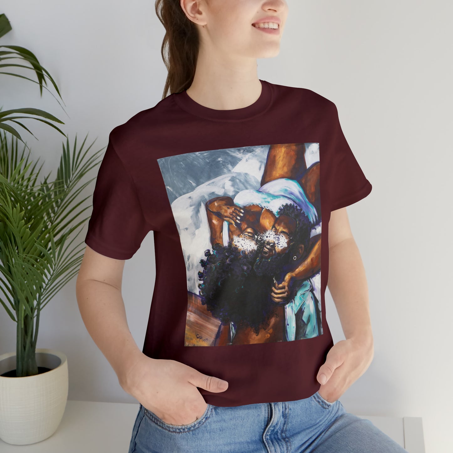 Naturally Black Love XII Unisex Jersey Short Sleeve Tee