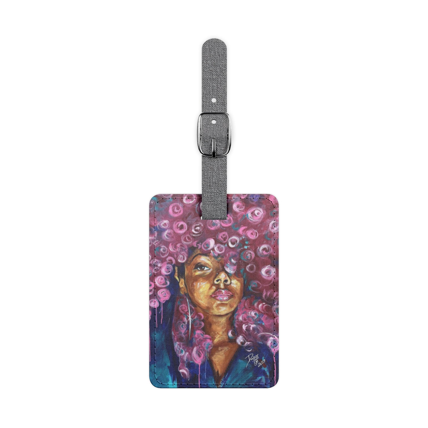 Naturally Rosado Luggage Tag, Rectangle