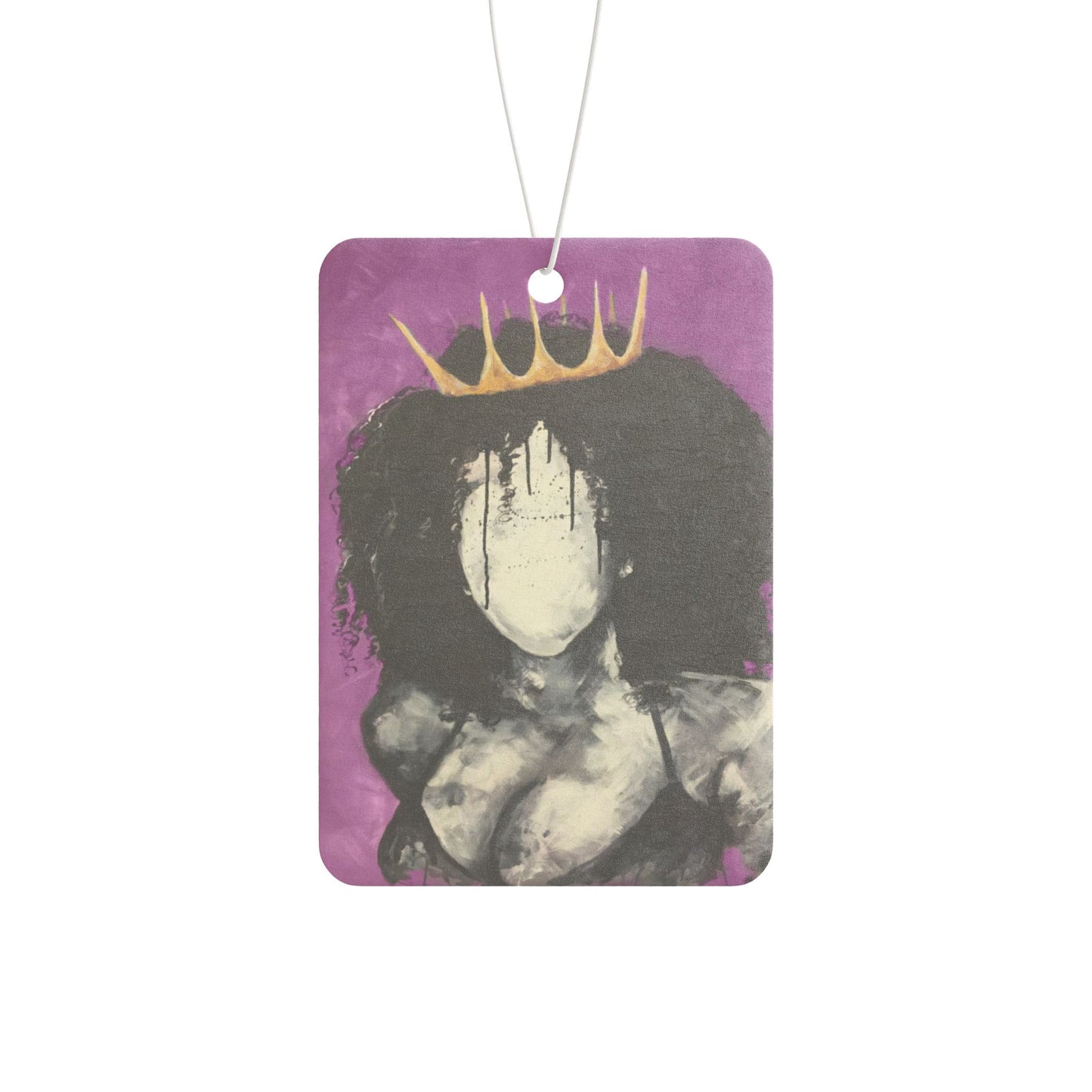Naturally Queen I PINK Car Air Freshener