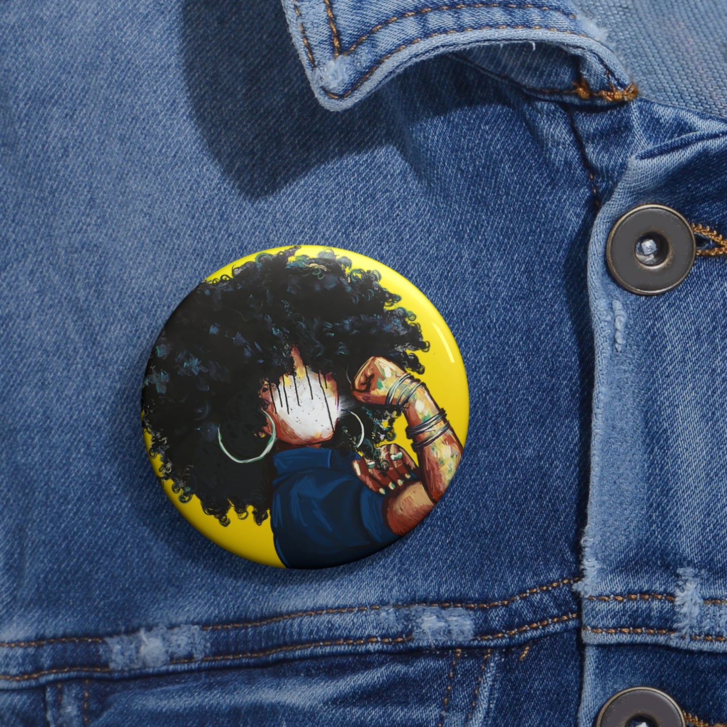 Naturally the Riveter Custom Pin Buttons