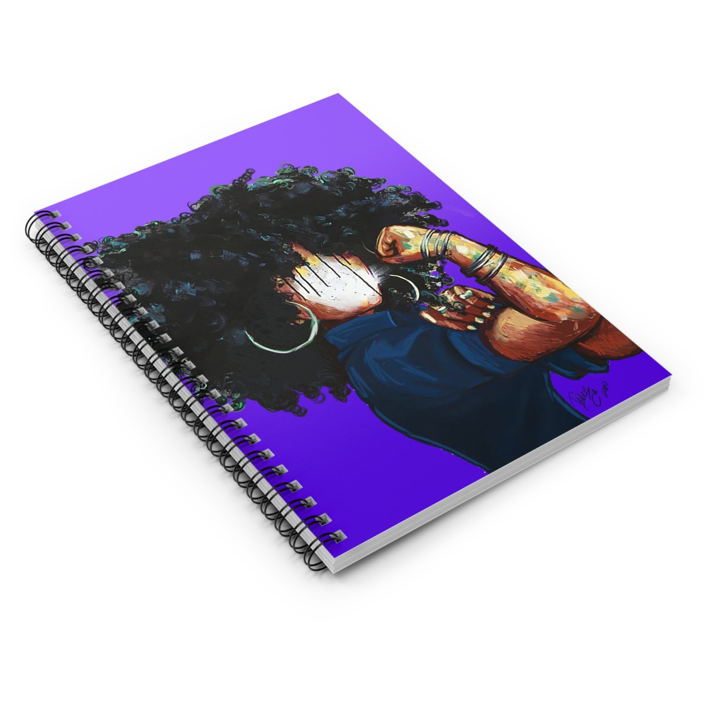Naturally the Riveter PURPLE Spiral Notebook - Ruled Line