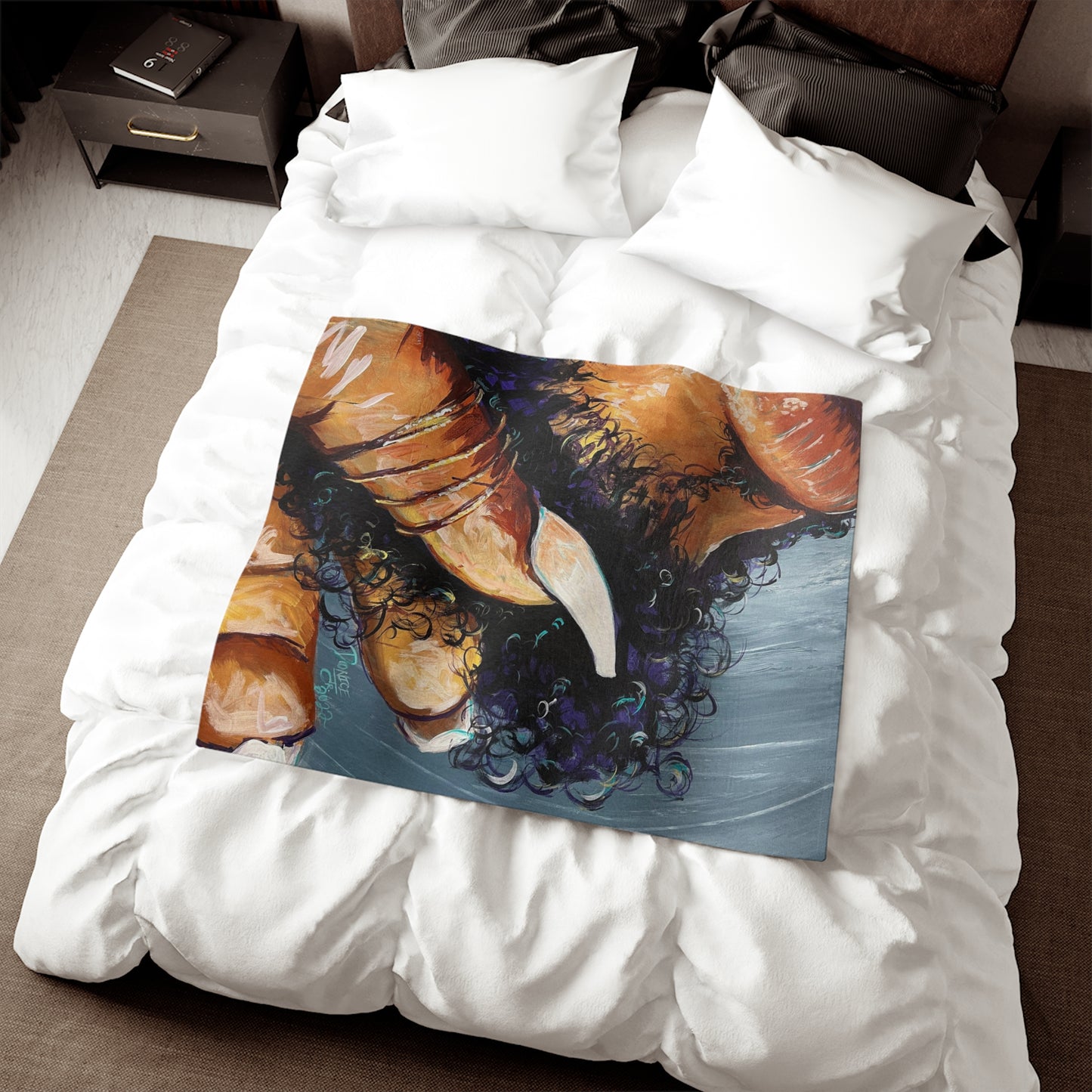 Naturally Black Love X Sweatshirt Blanket