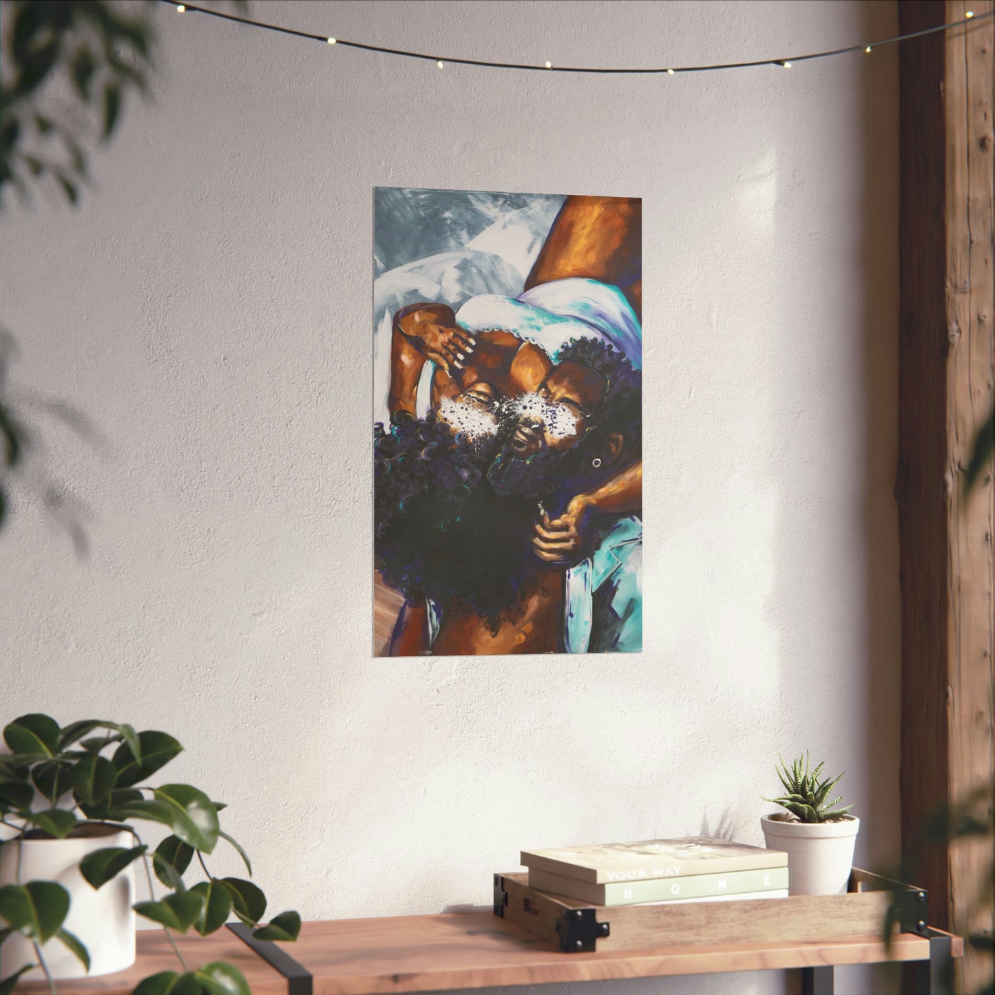 Naturally Black Love XII Matte Vertical Posters