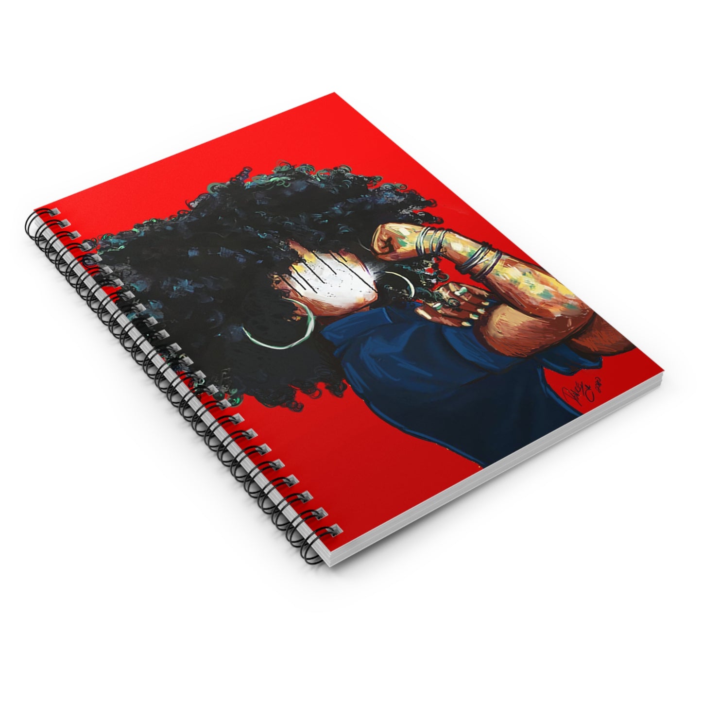 Naturally the Riveter RED Spiral Notebook - Ruled Line