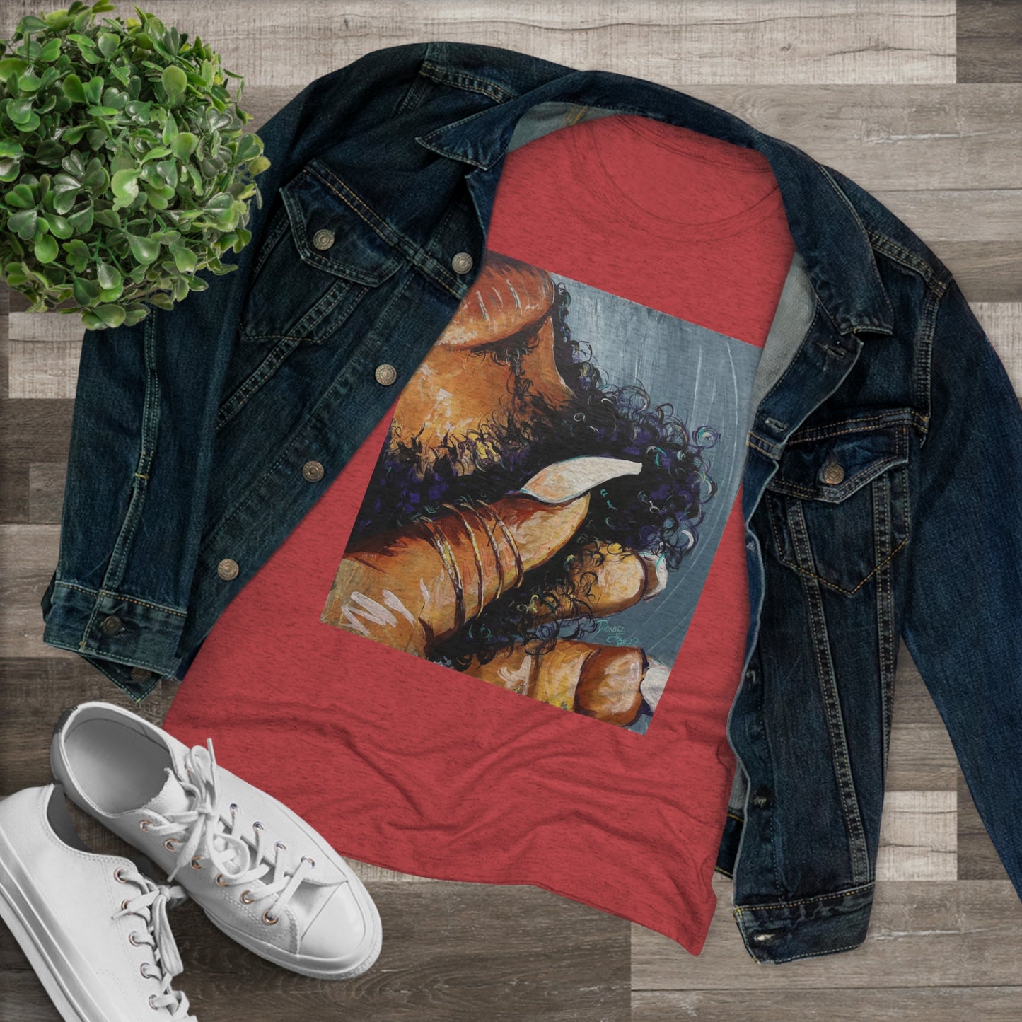 Naturally Black Love X Women's Triblend Tee