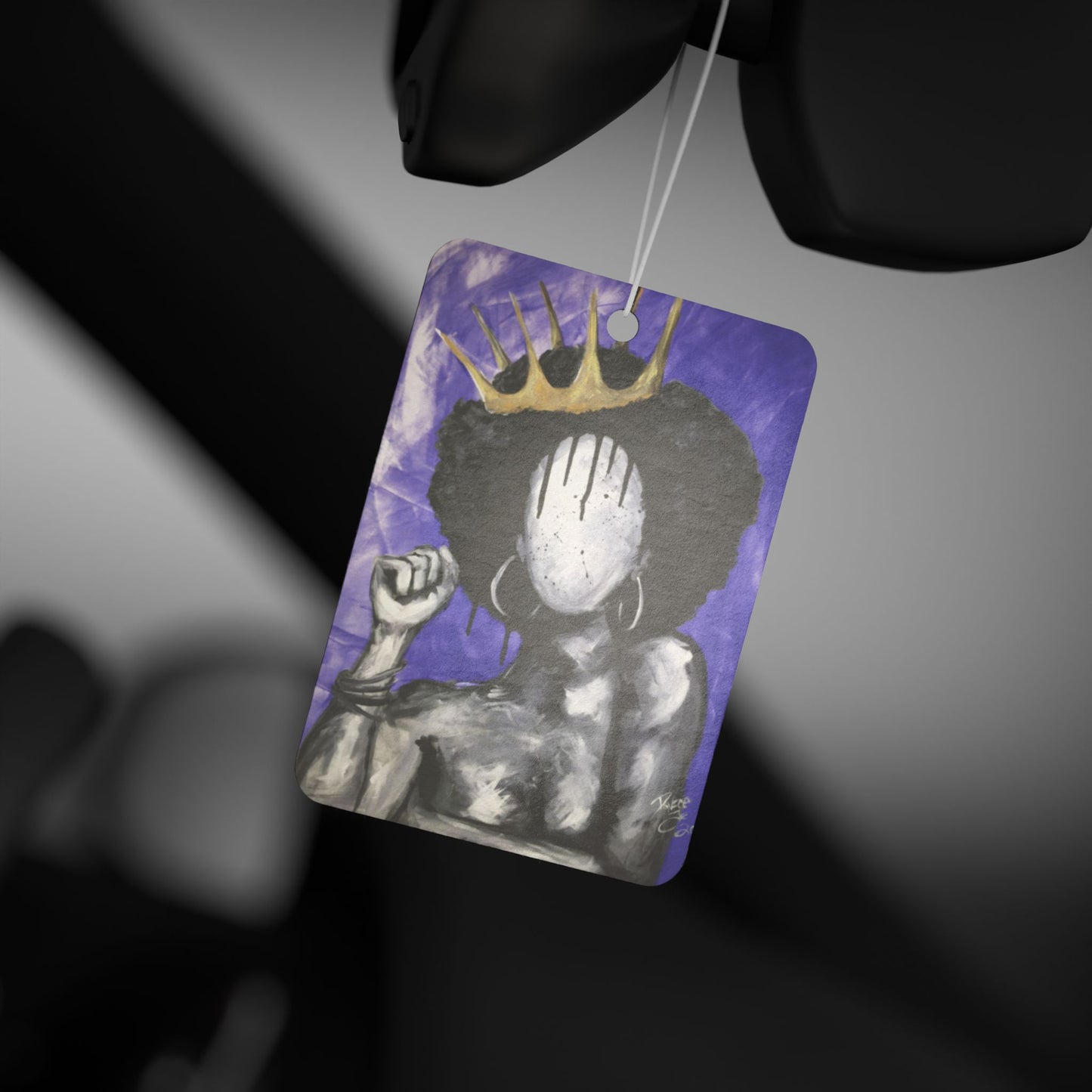 Naturally Queen PURPLE Car Air Freshener