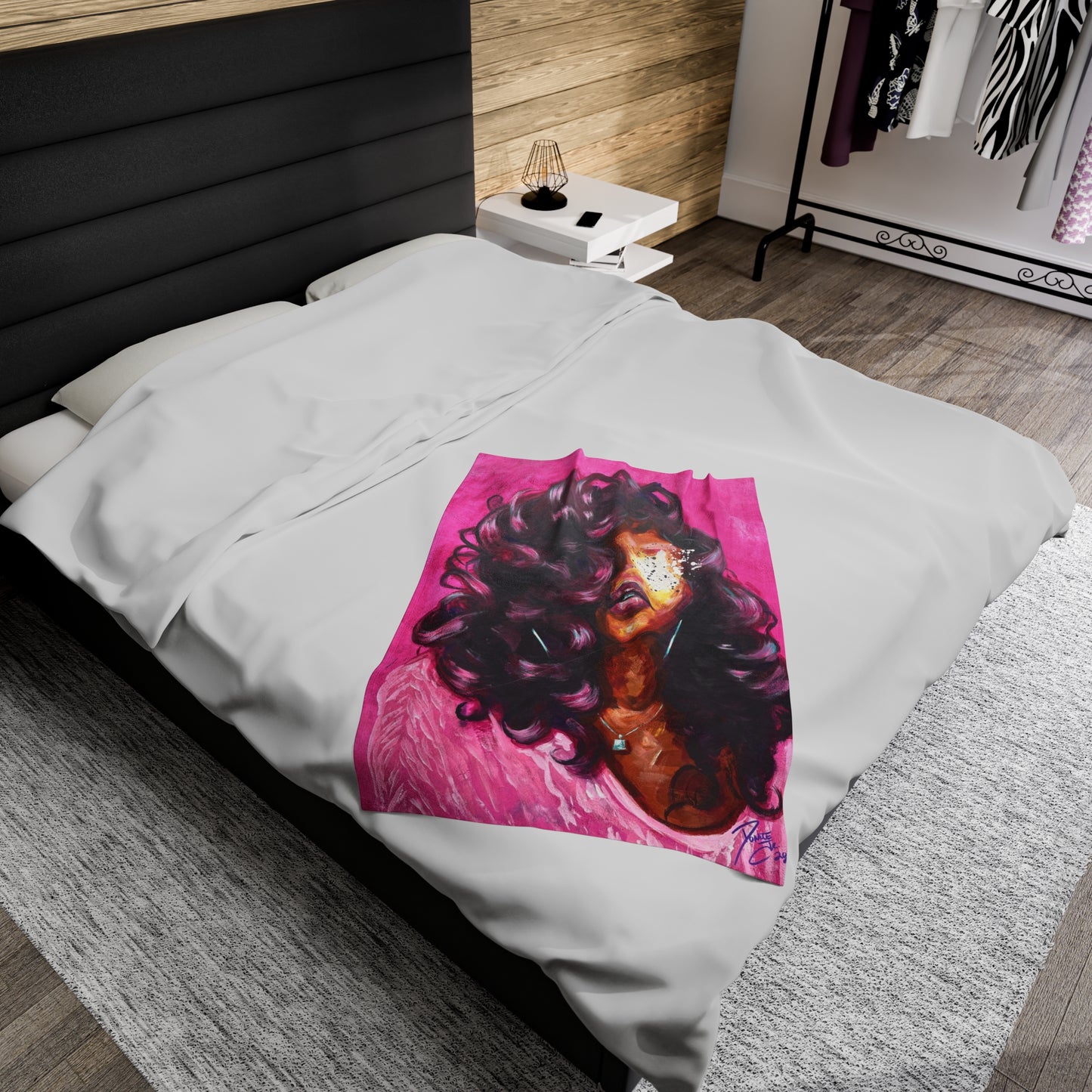 Naturally Lashonte Velveteen Plush Blanket