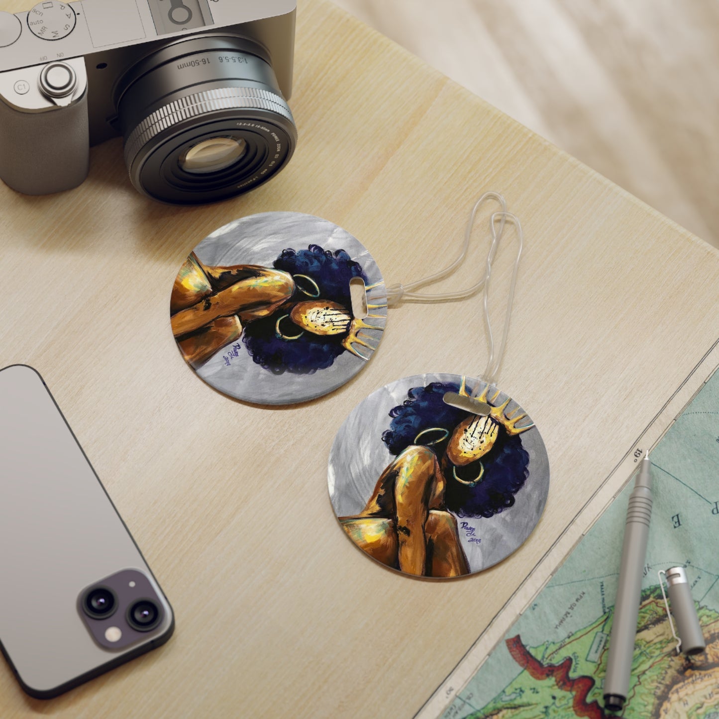 Naturally Queen Nessa Luggage Tags