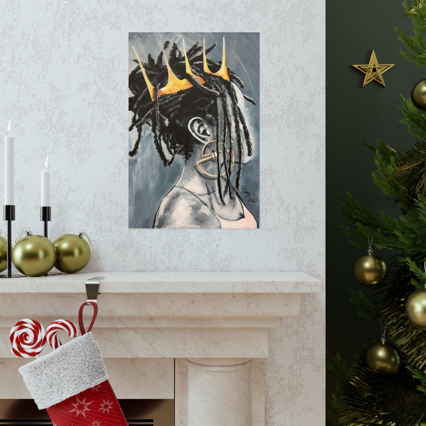 Naturally Queen XXIII Premium Matte vertical posters