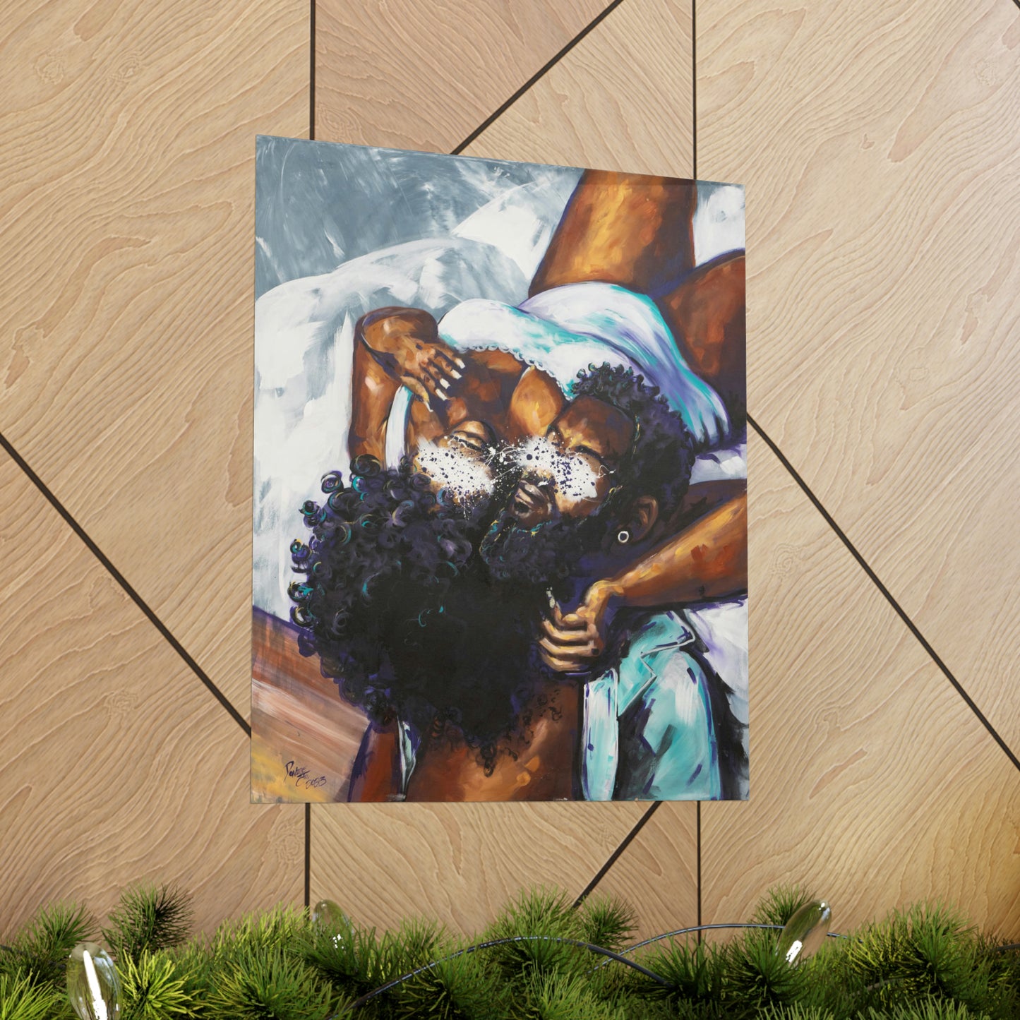 Naturally Black Love XII Matte Vertical Posters