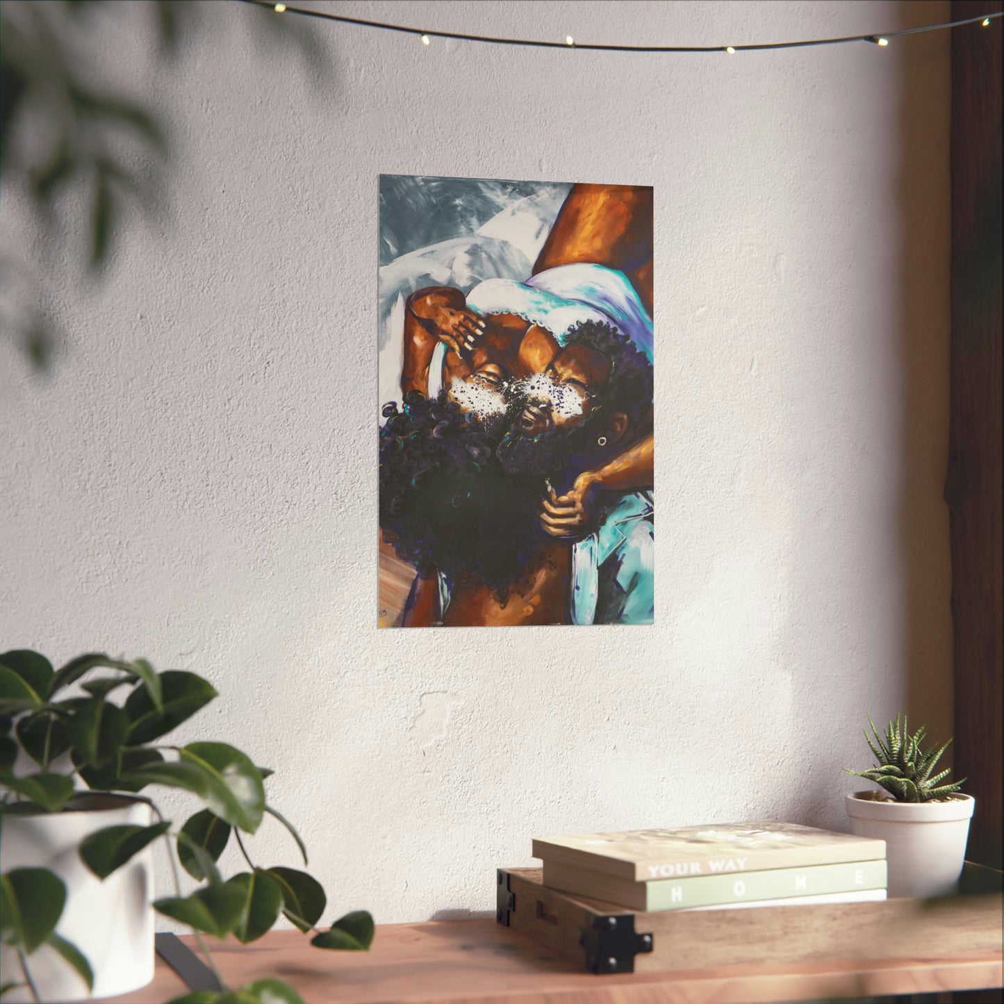Naturally Black Love XII Matte Vertical Posters