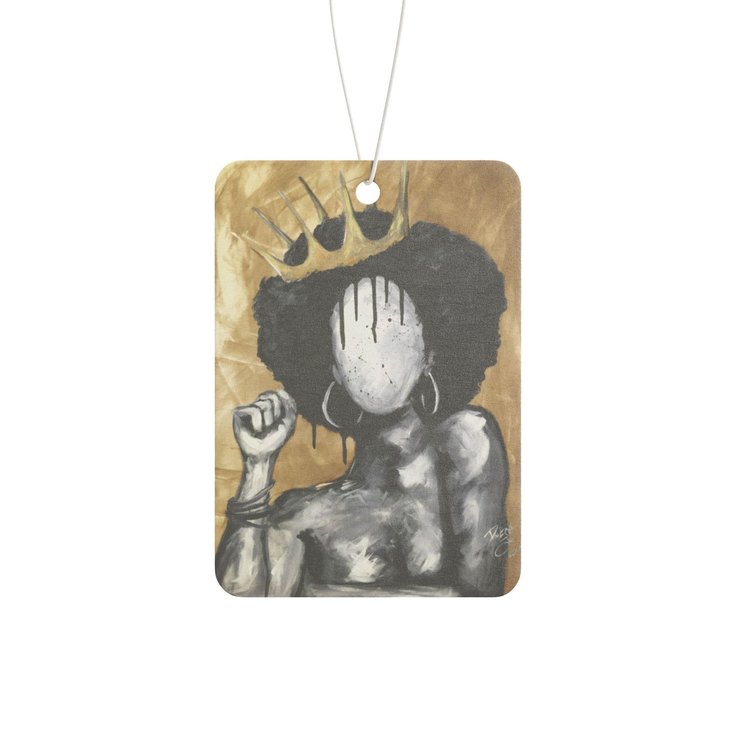 Naturally Queen GOLD Car Air Freshener