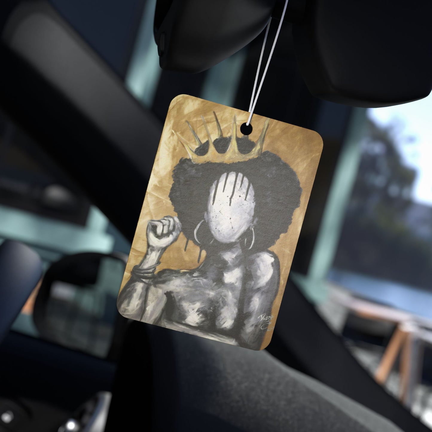 Naturally Queen GOLD Car Air Freshener