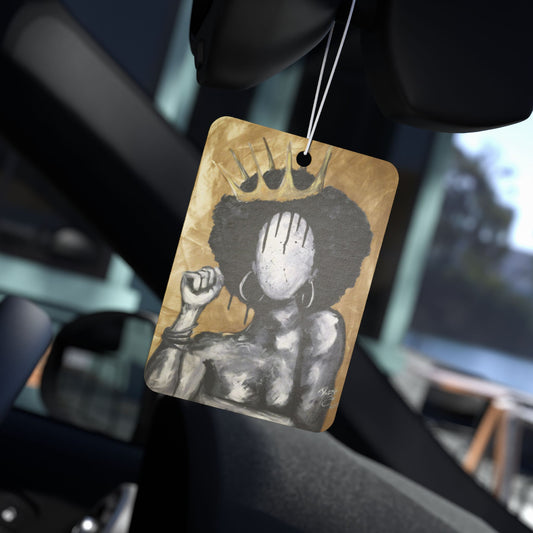 Naturally Queen GOLD Car Air Freshener