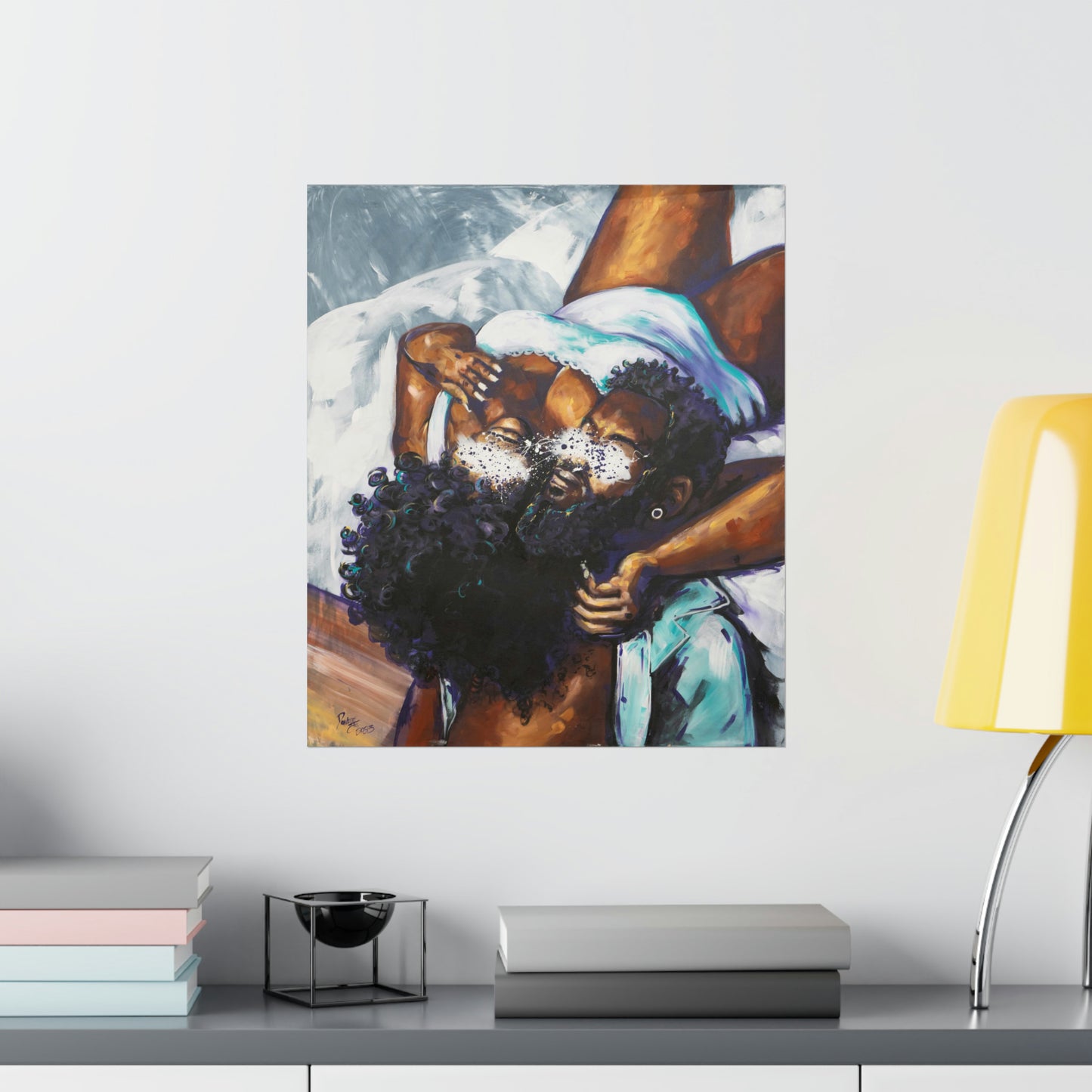 Naturally Black Love XII Matte Vertical Posters