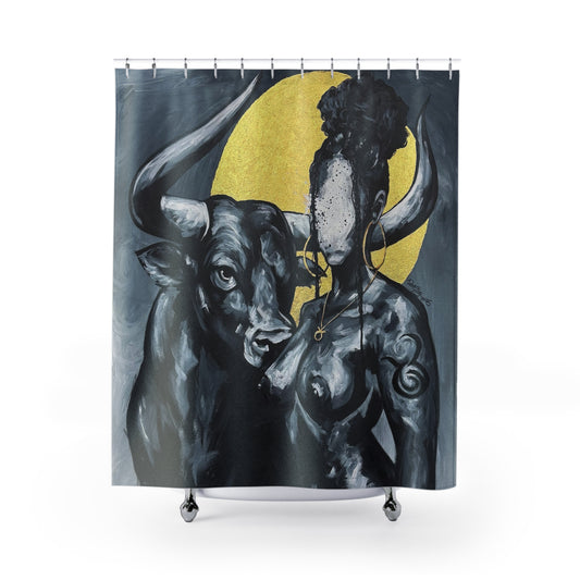Naturally Taurus Shower Curtain