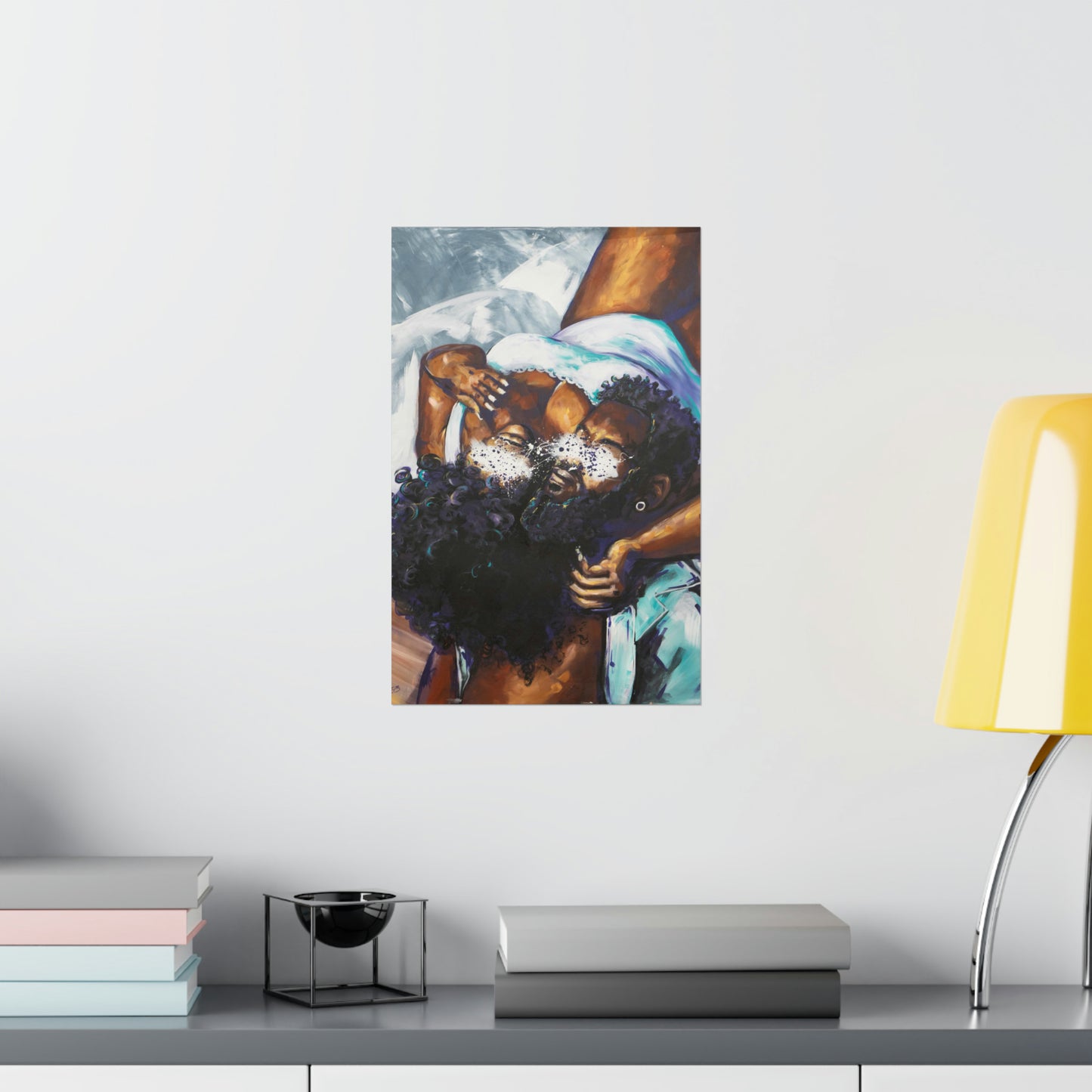 Naturally Black Love XII Matte Vertical Posters