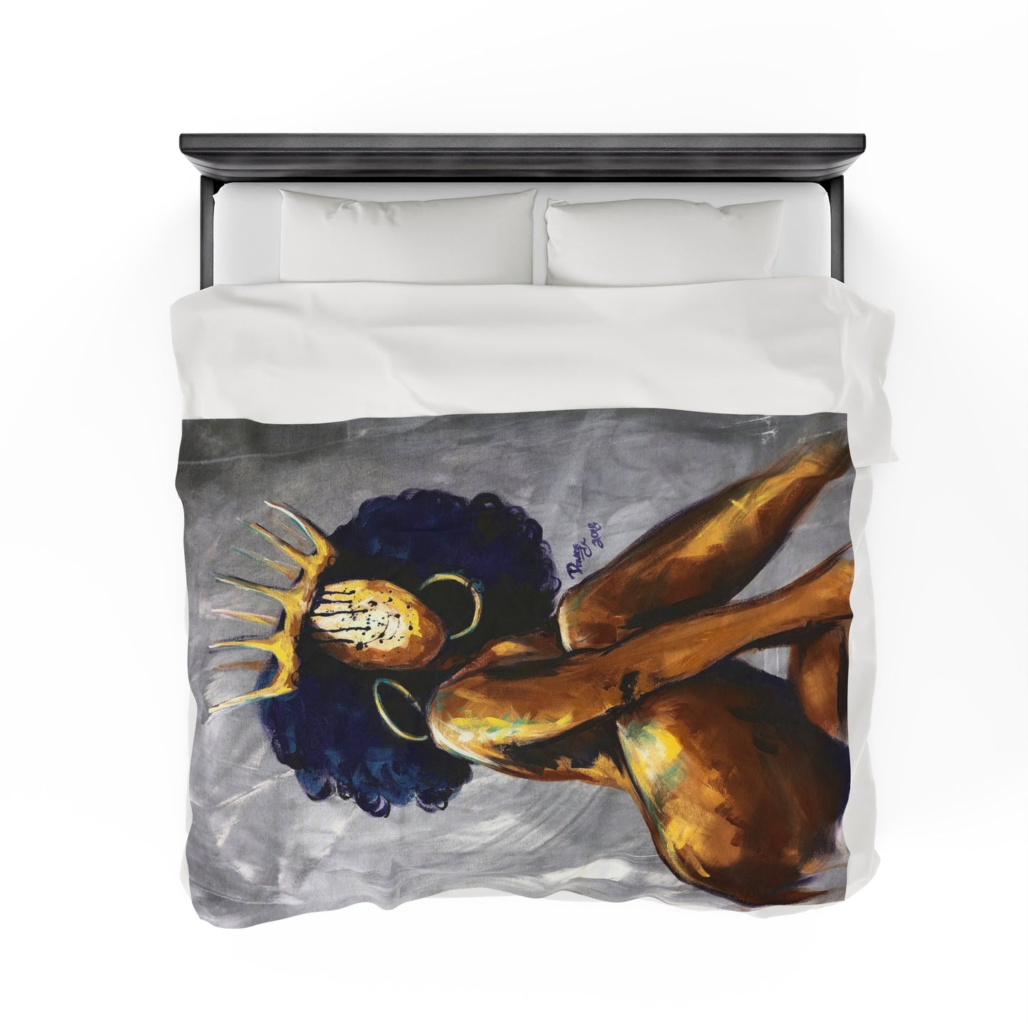Naturally Queen Nessa Velveteen Plush Blanket