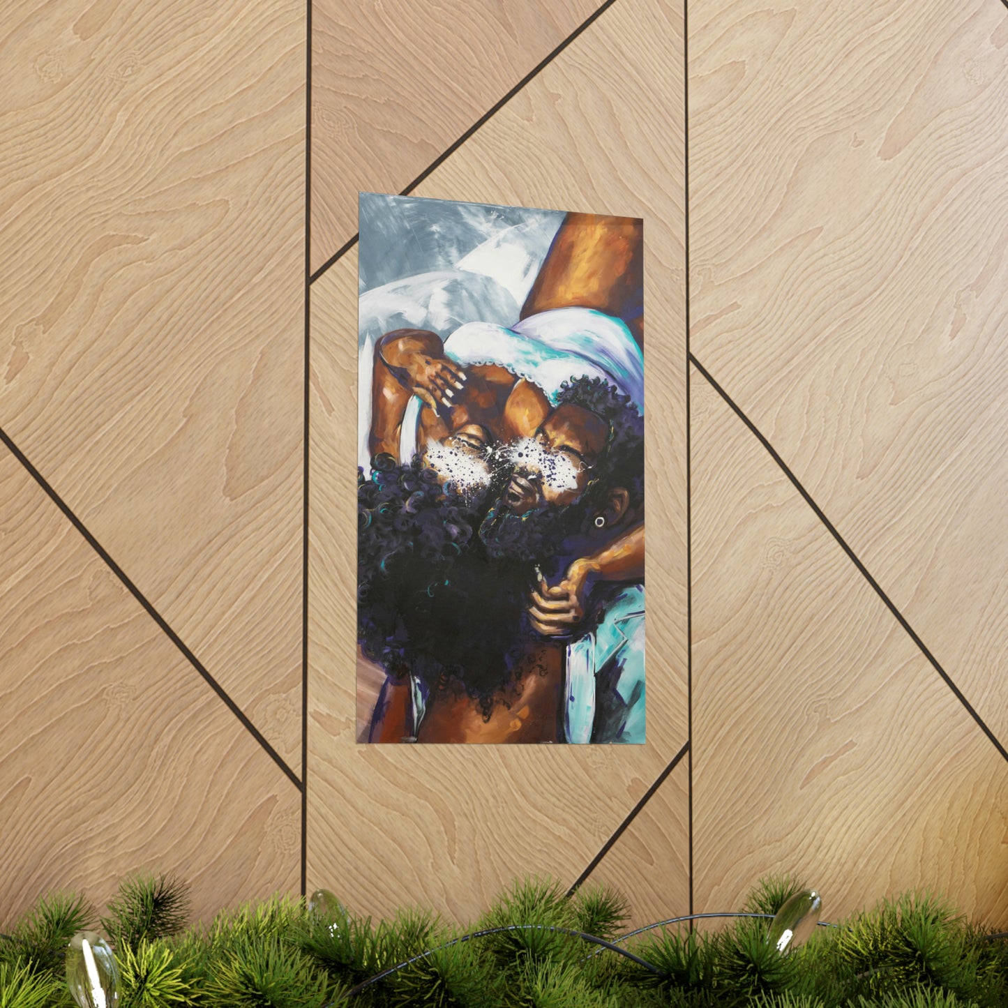 Naturally Black Love XII Matte Vertical Posters