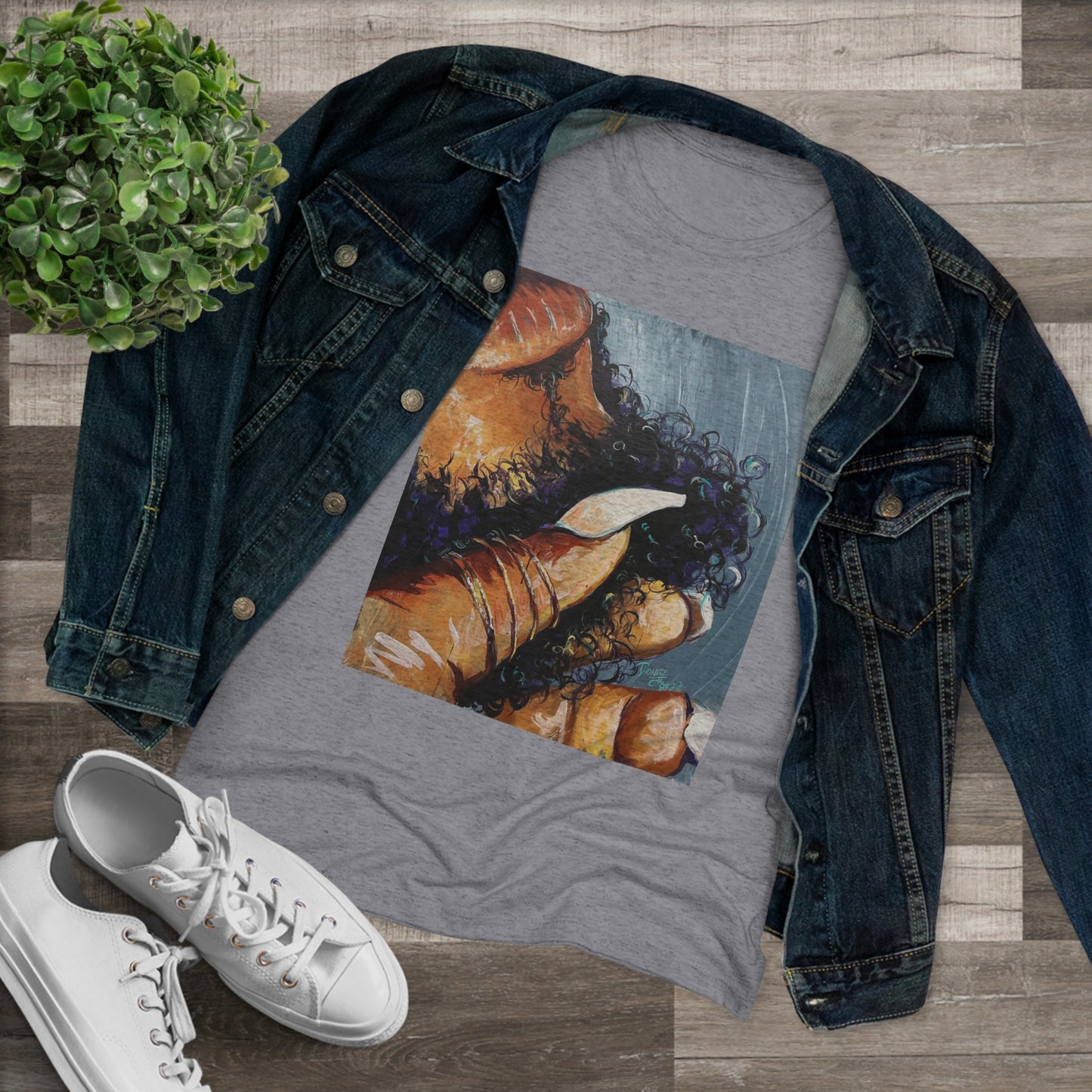 Naturally Black Love X Women's Triblend Tee