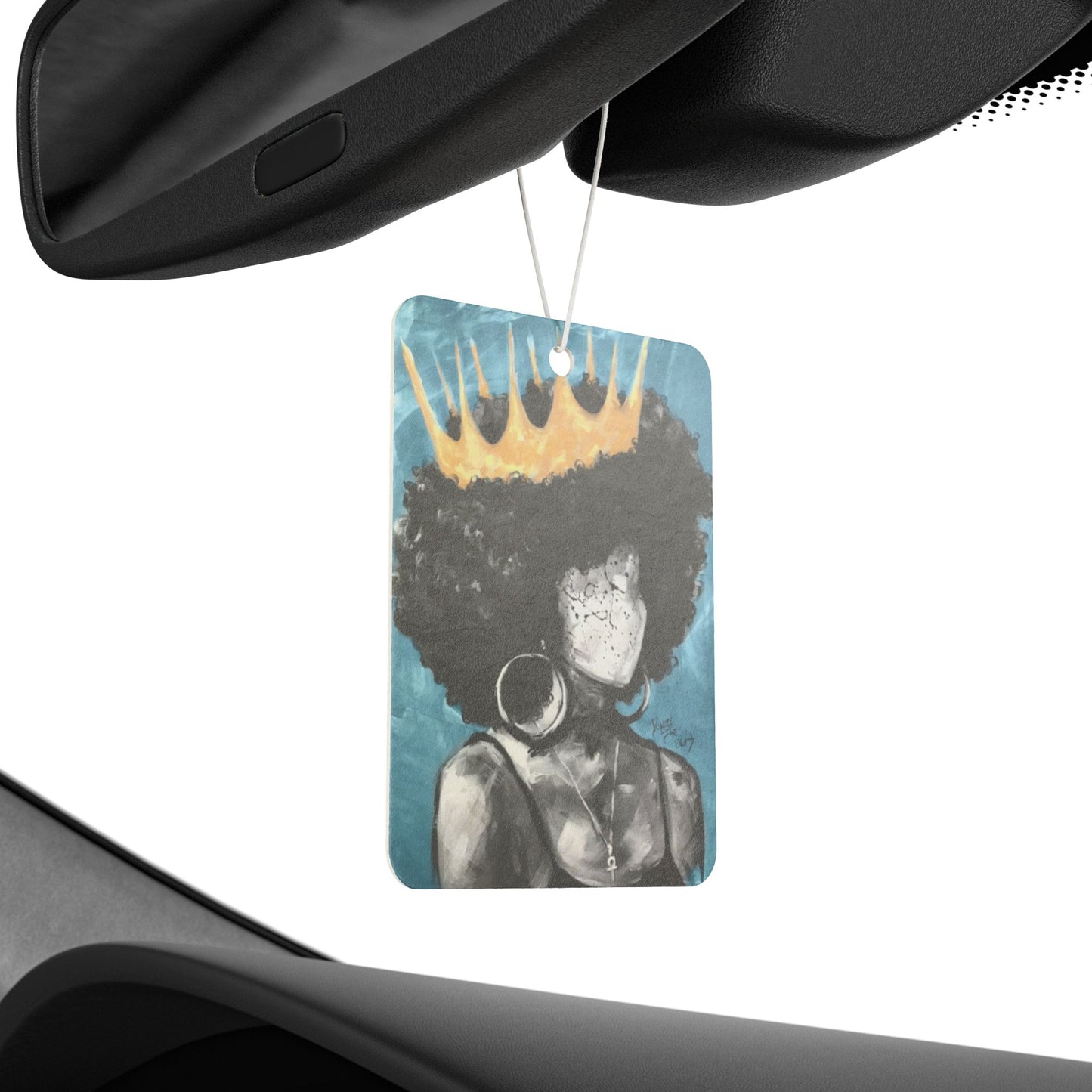 Naturally Queen I BLUE Car Air Freshener