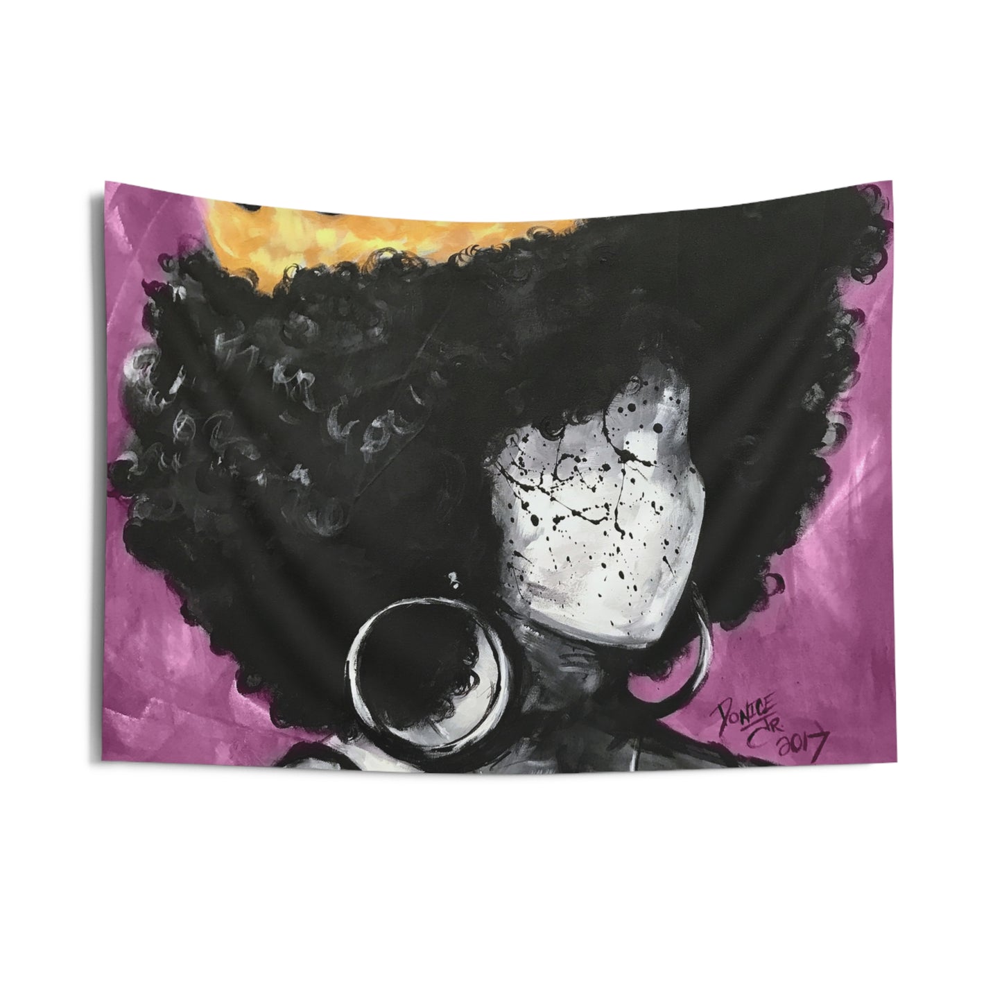 Naturally II Queen PINK Indoor Wall Tapestries