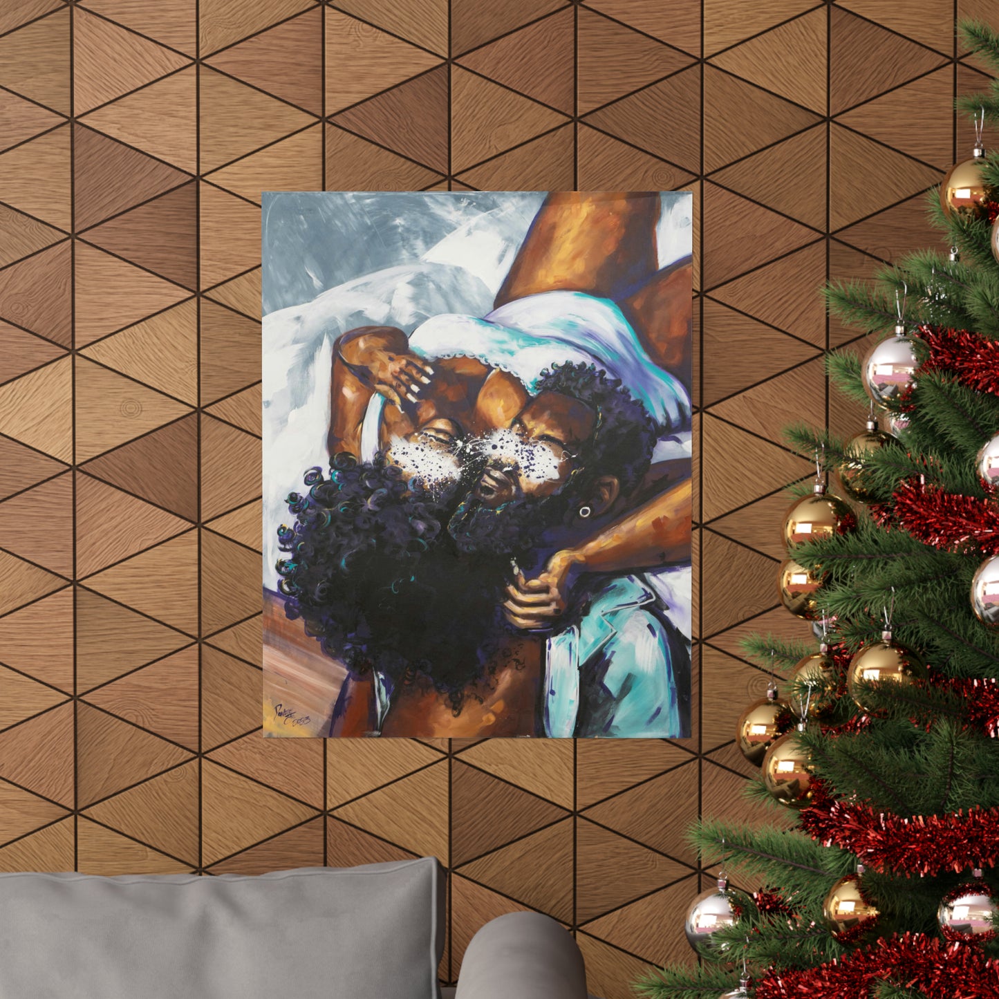Naturally Black Love XII Matte Vertical Posters