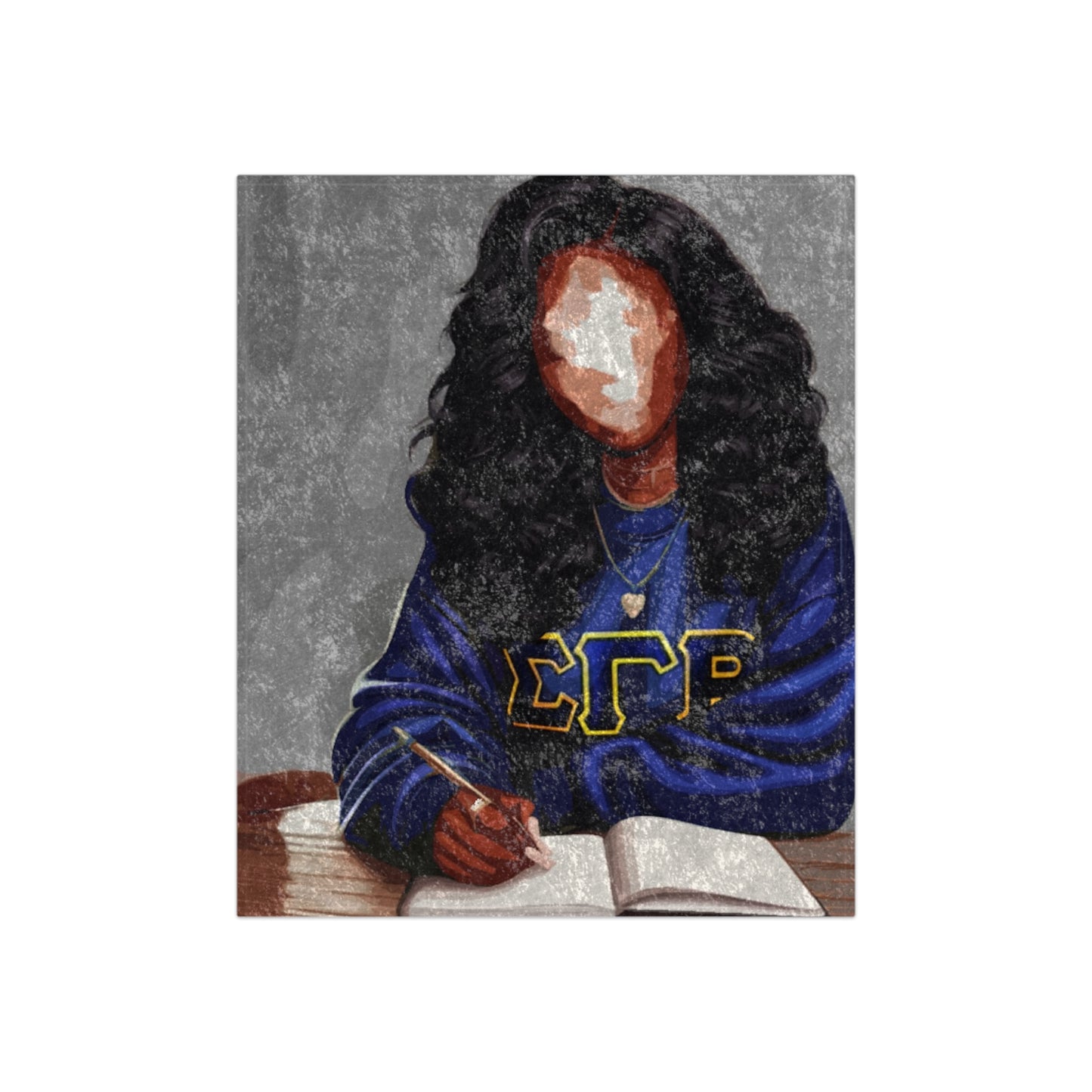 Naturally Divine SGRho II Crushed Velvet Blanket