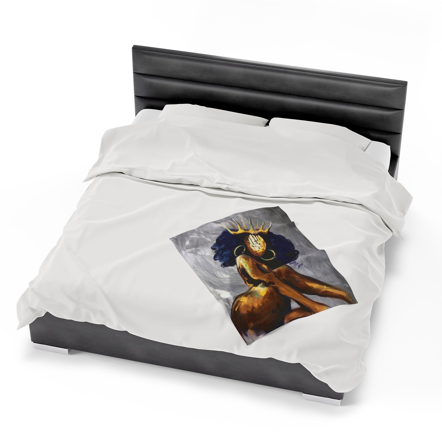 Naturally Queen Nessa Velveteen Plush Blanket