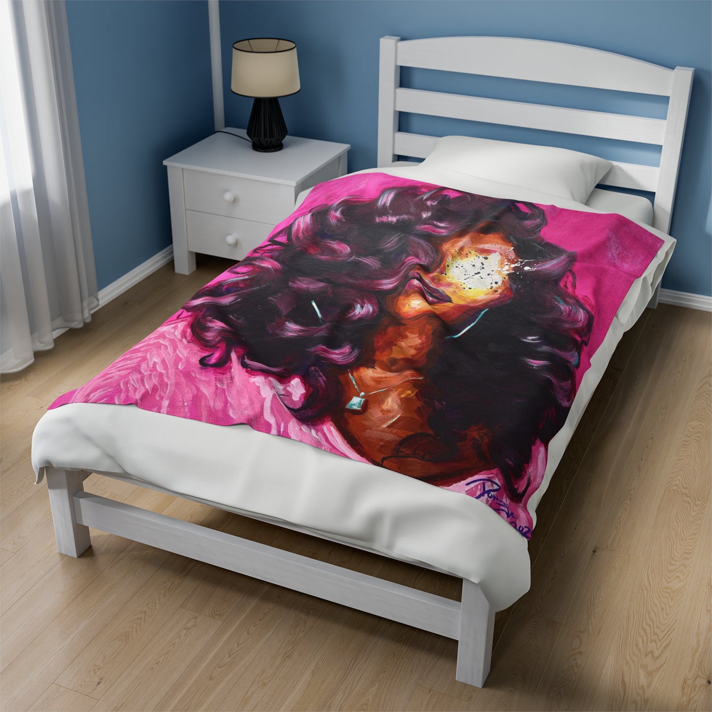 Naturally Lashonte Velveteen Plush Blanket