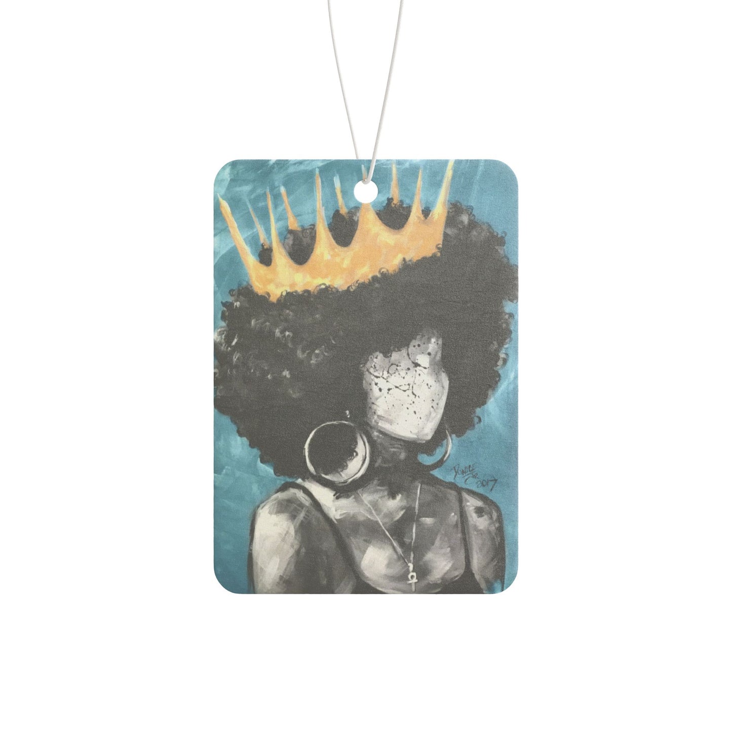 Naturally Queen I BLUE Car Air Freshener