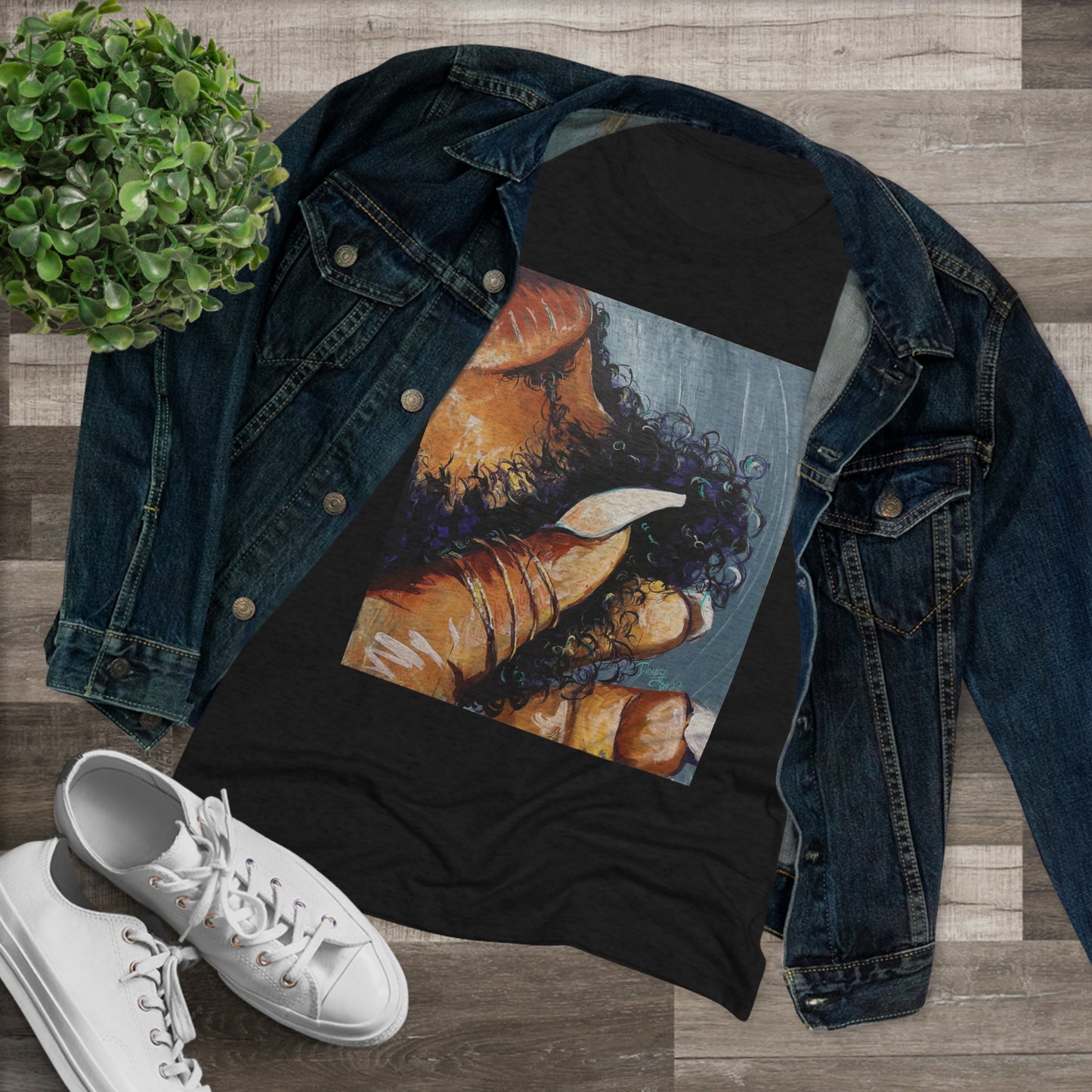 Naturally Black Love X Women's Triblend Tee