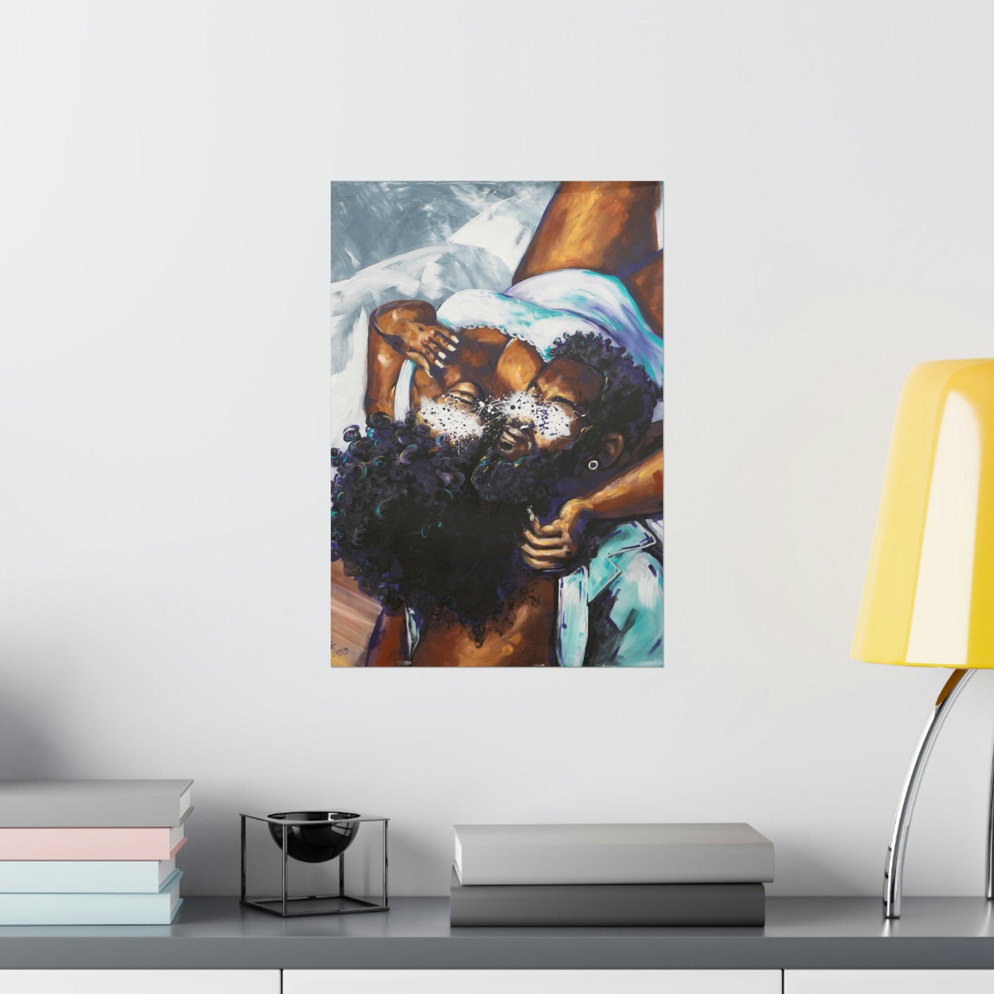 Naturally Black Love XII Matte Vertical Posters