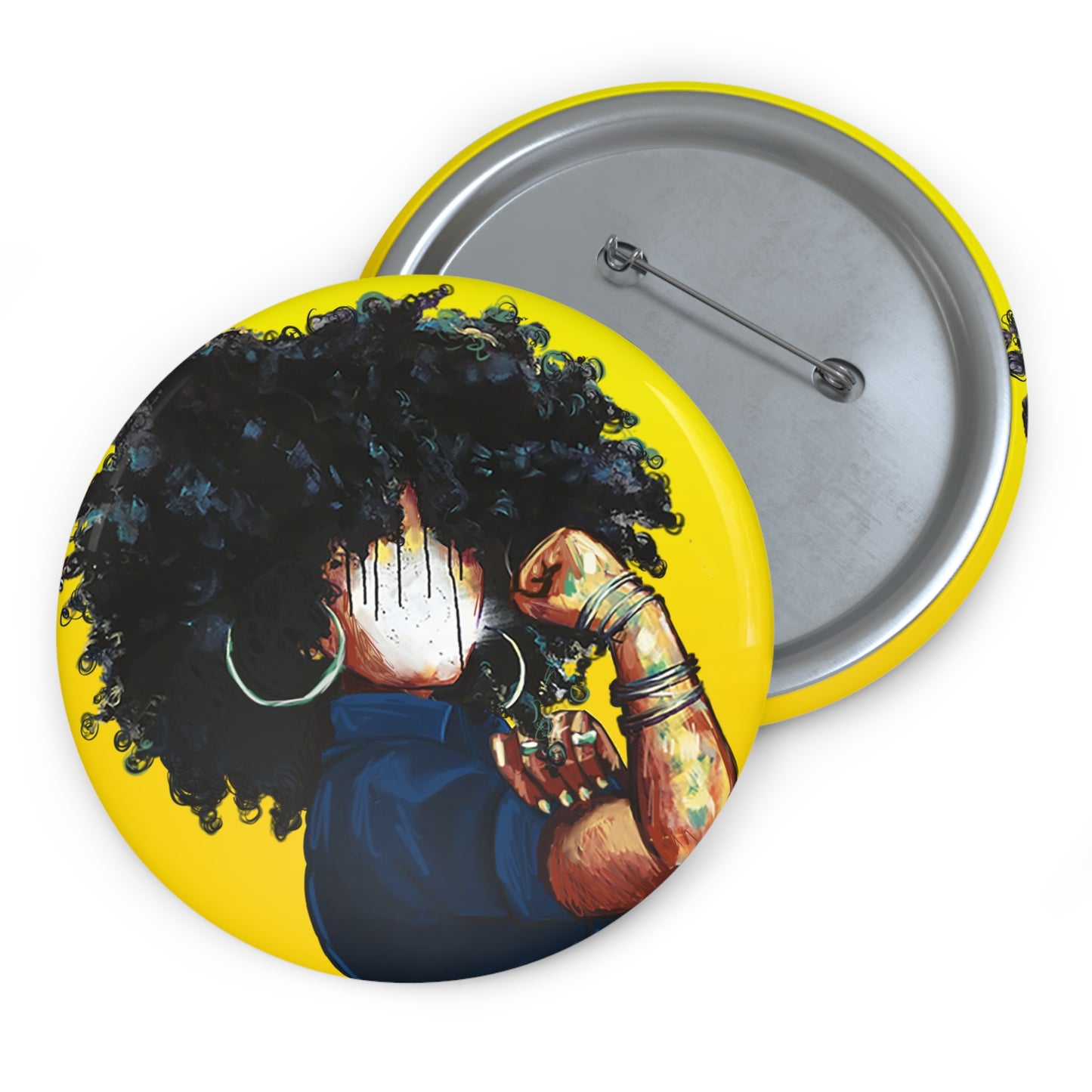 Naturally the Riveter Custom Pin Buttons