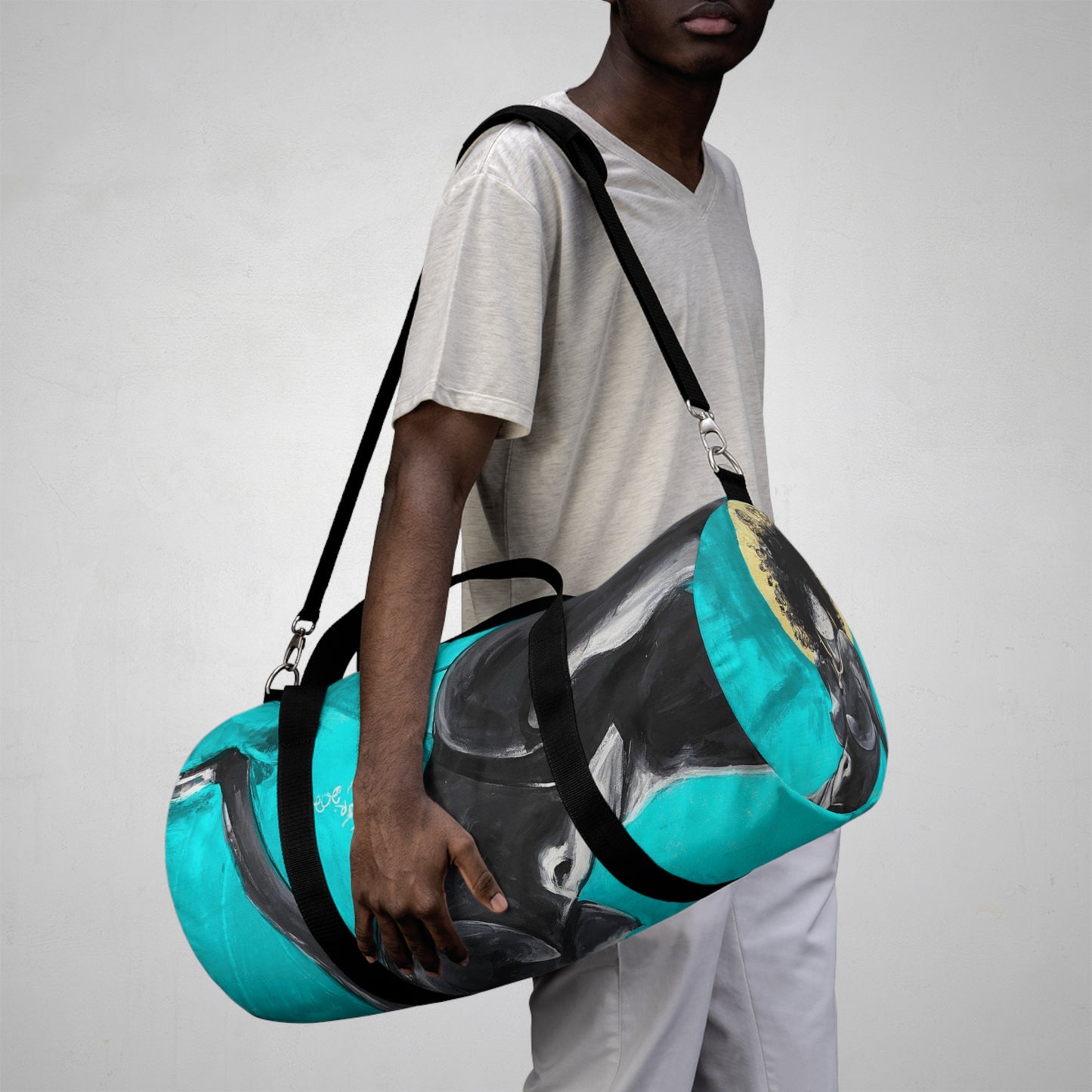 Naturally Nude III TEAL Duffel Bag