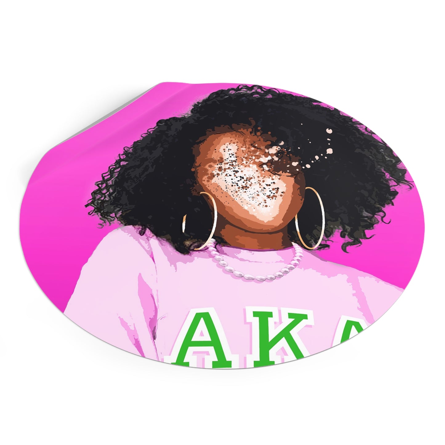 Naturally Divine AKA III Vibrant Round Vinyl Stickers