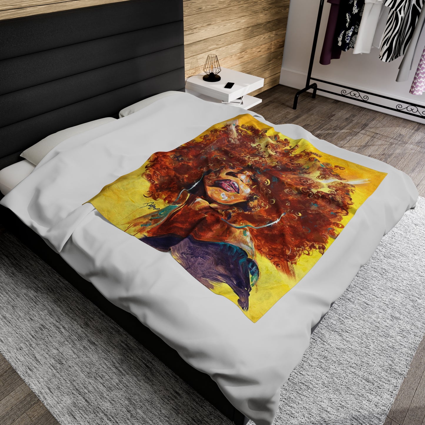 Naturally Karina Velveteen Plush Blanket