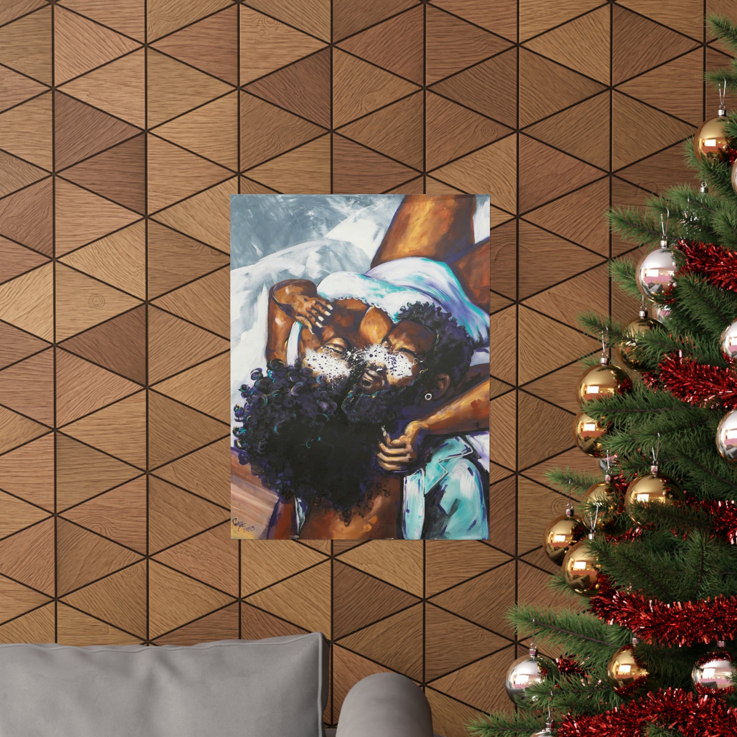 Naturally Black Love XII Matte Vertical Posters