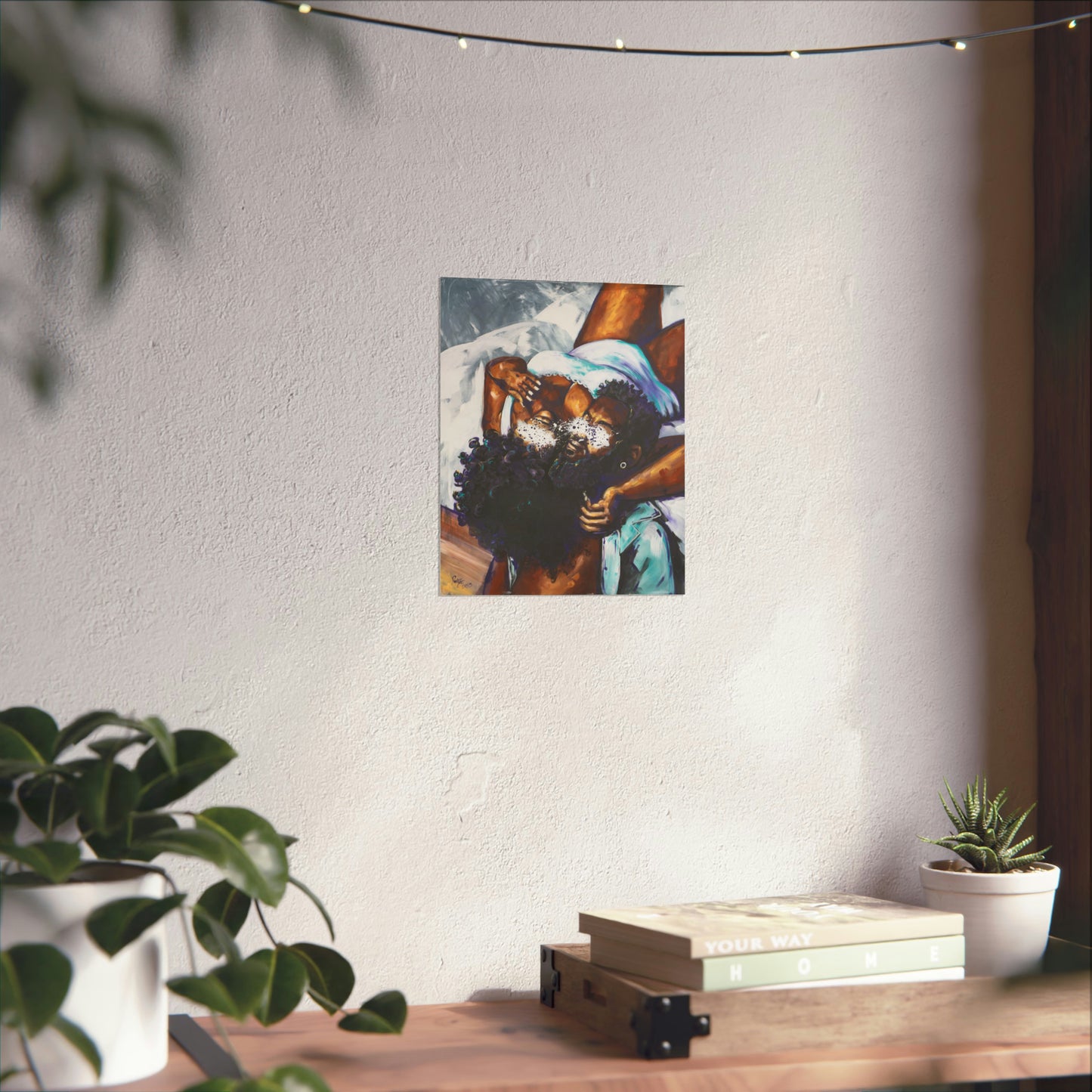 Naturally Black Love XII Matte Vertical Posters