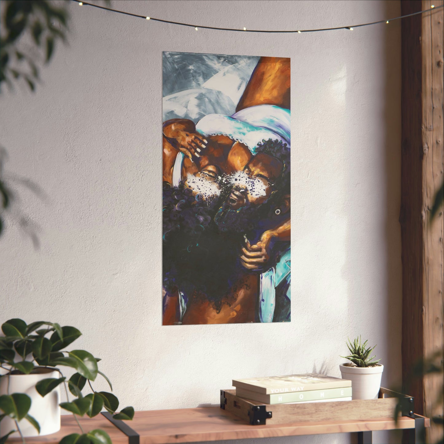 Naturally Black Love XII Matte Vertical Posters