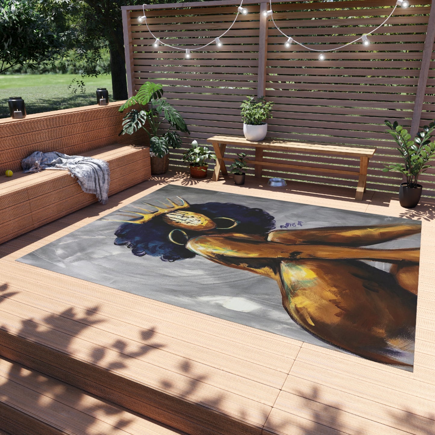 Naturally Queen Nessa Outdoor Rug