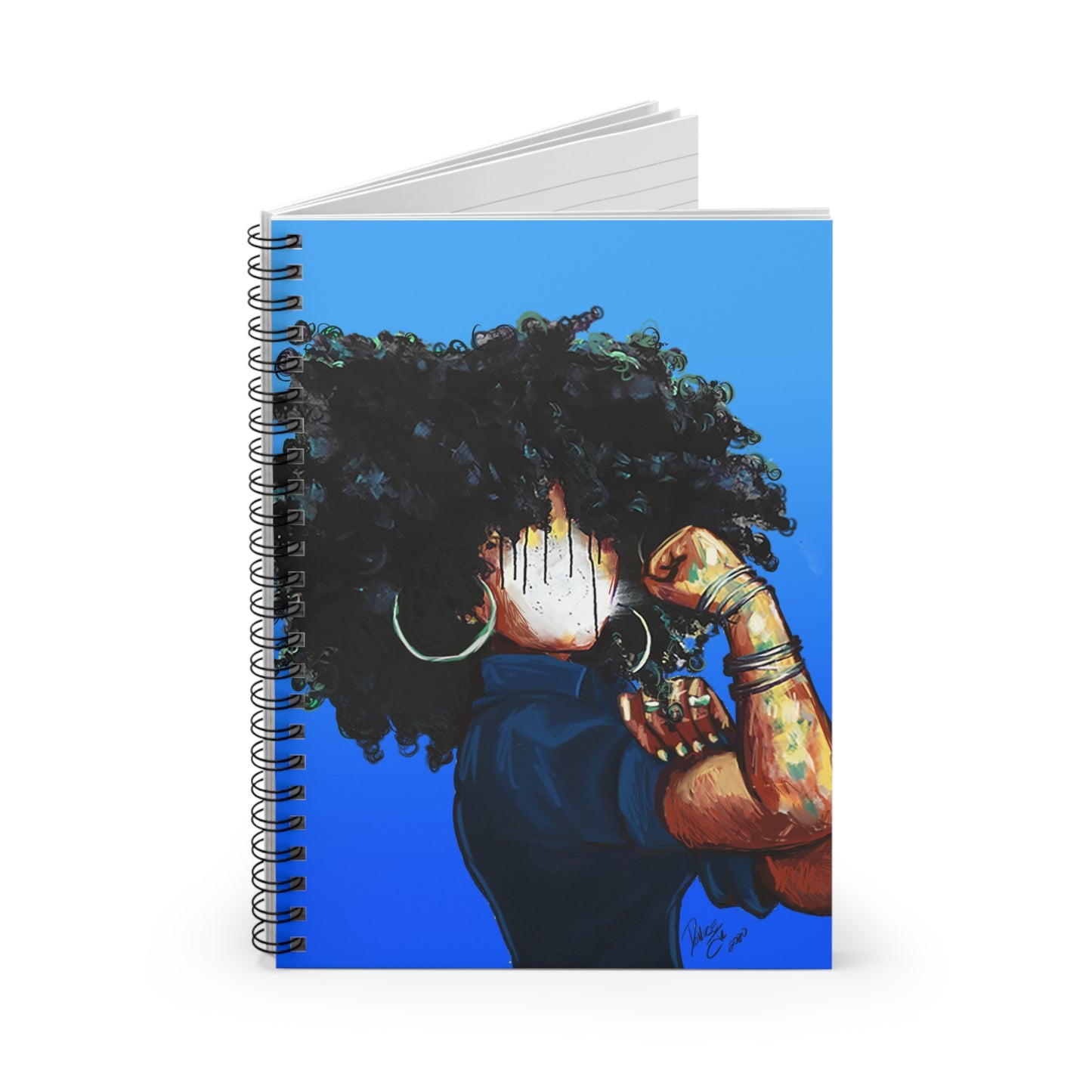 Naturally the Riveter BLUE Spiral Notebook - Ruled Line
