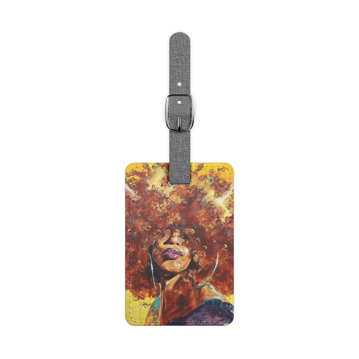 Naturally Karina Luggage Tag, Rectangle