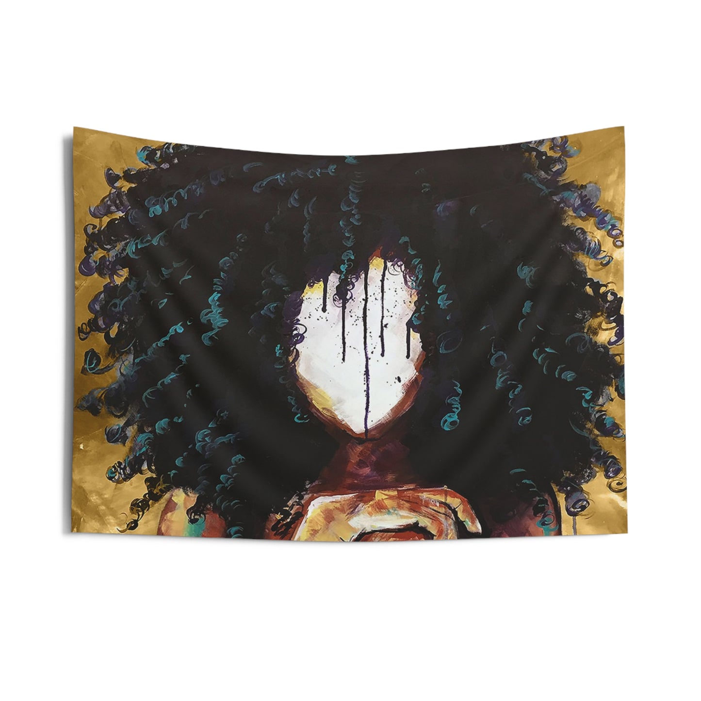 Naturally I GOLD Indoor Wall Tapestries